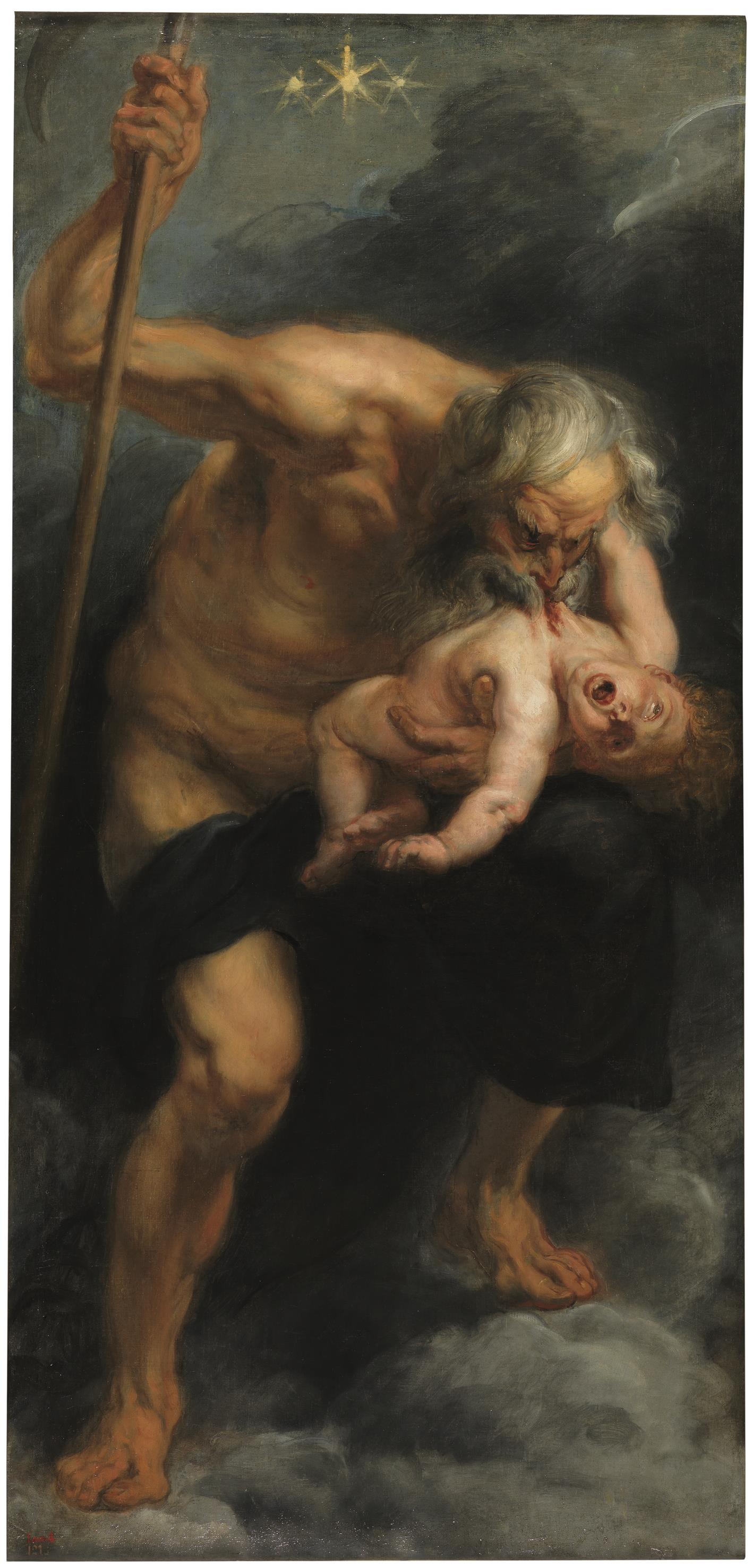 Rubens's Saturn, painted for the Torre de la Parada