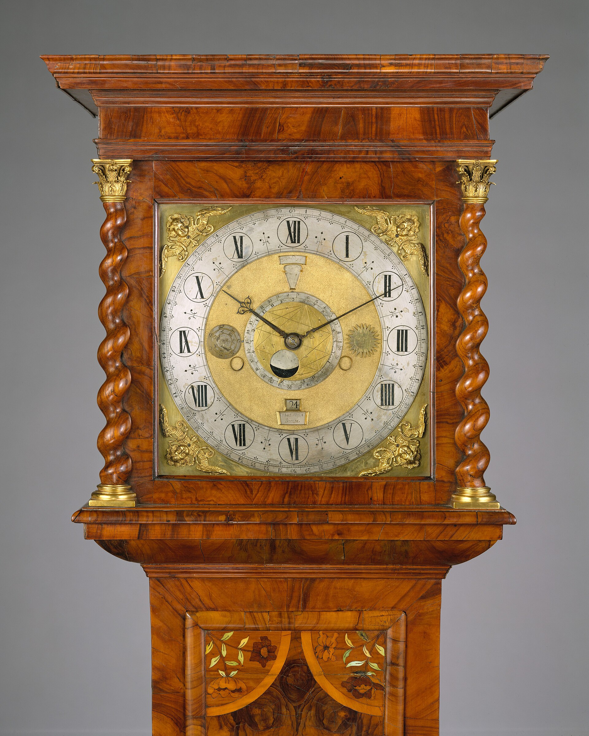 Hood and dial, detail
