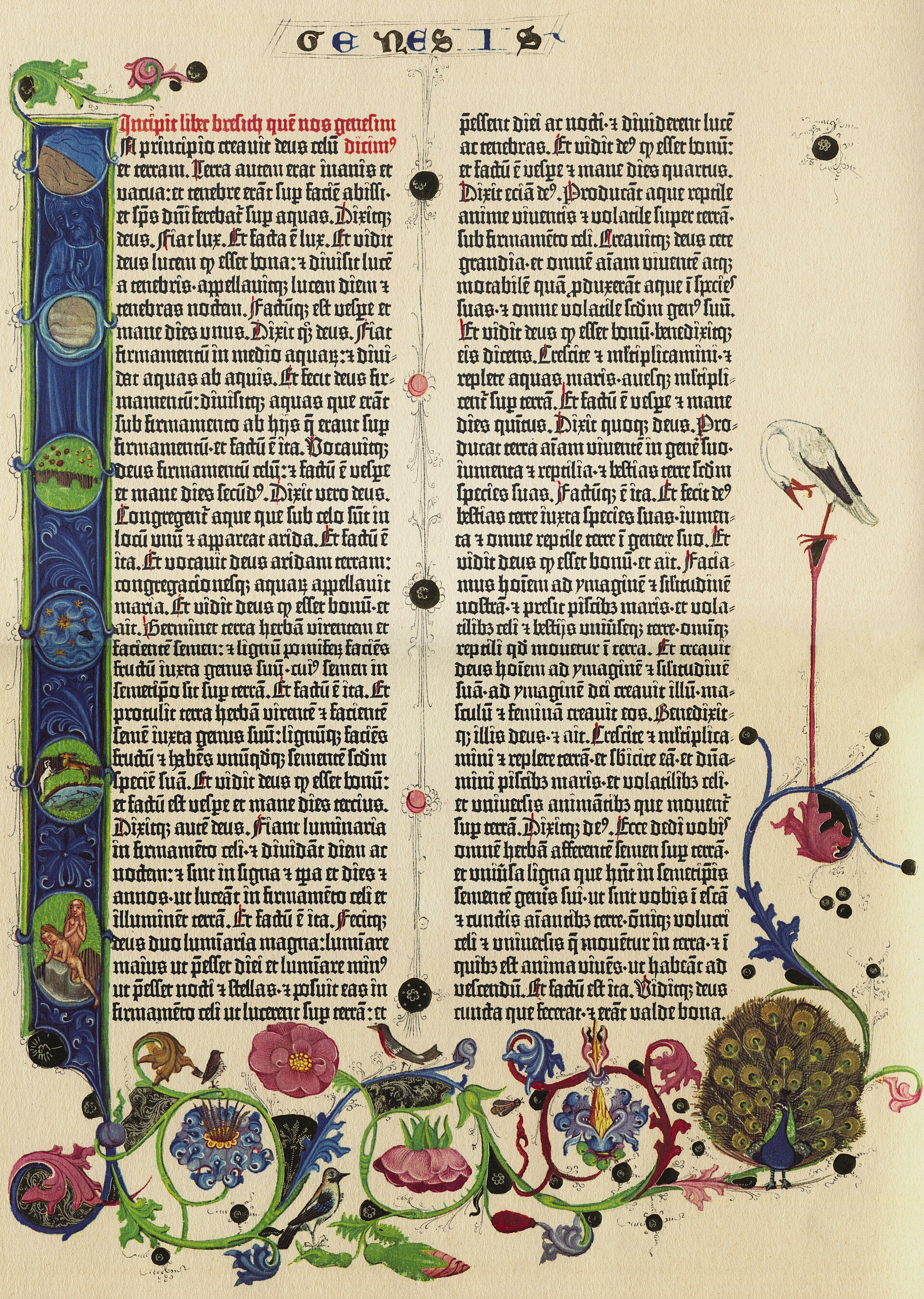 Genesis in the Staatsbibliothek Berlin copy