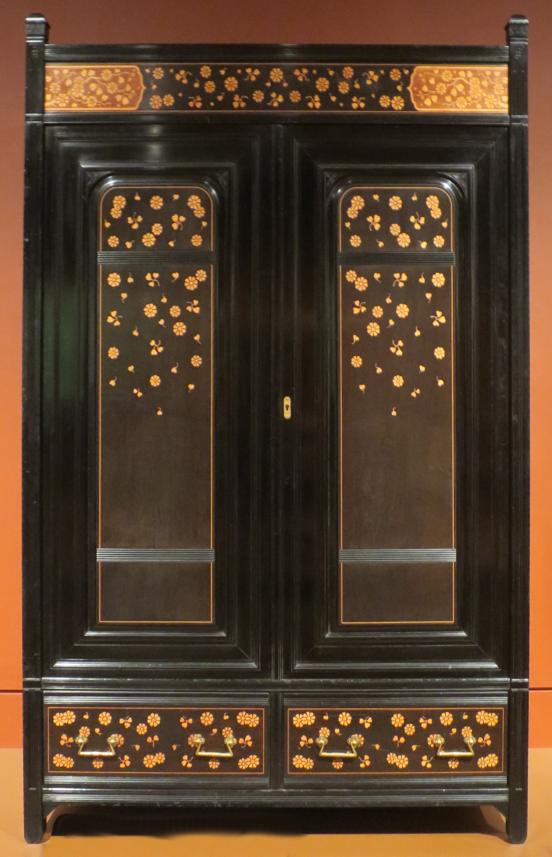 Wardrobe, Herter Brothers, 1875-83