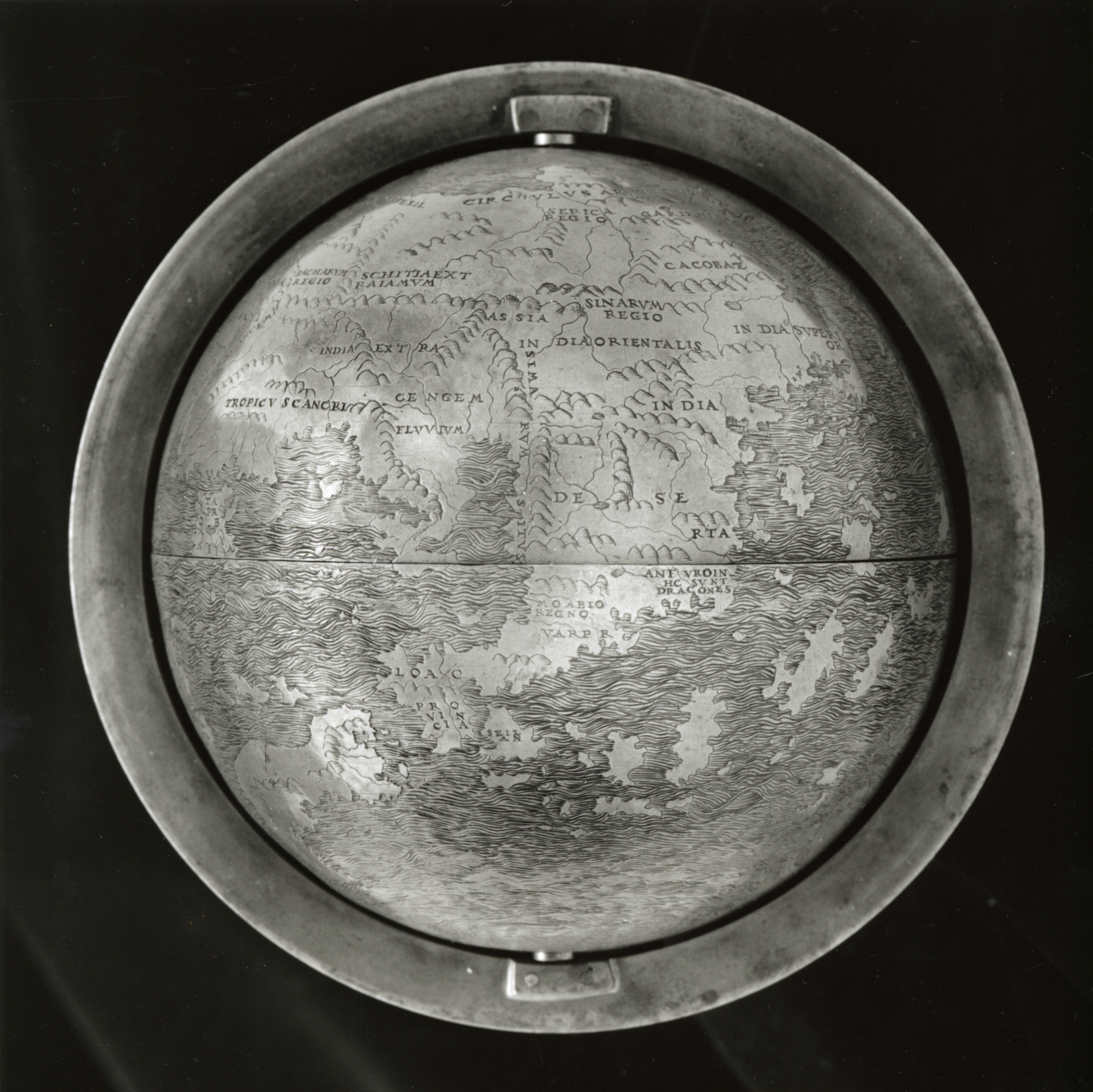The Hunt-Lenox Globe, the Asian coastline