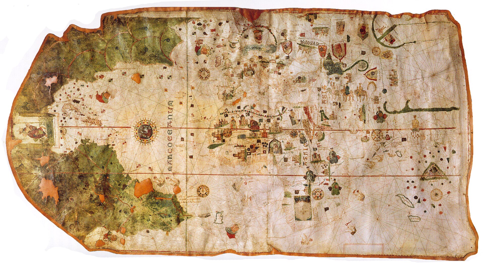 The chart, oriented north-up