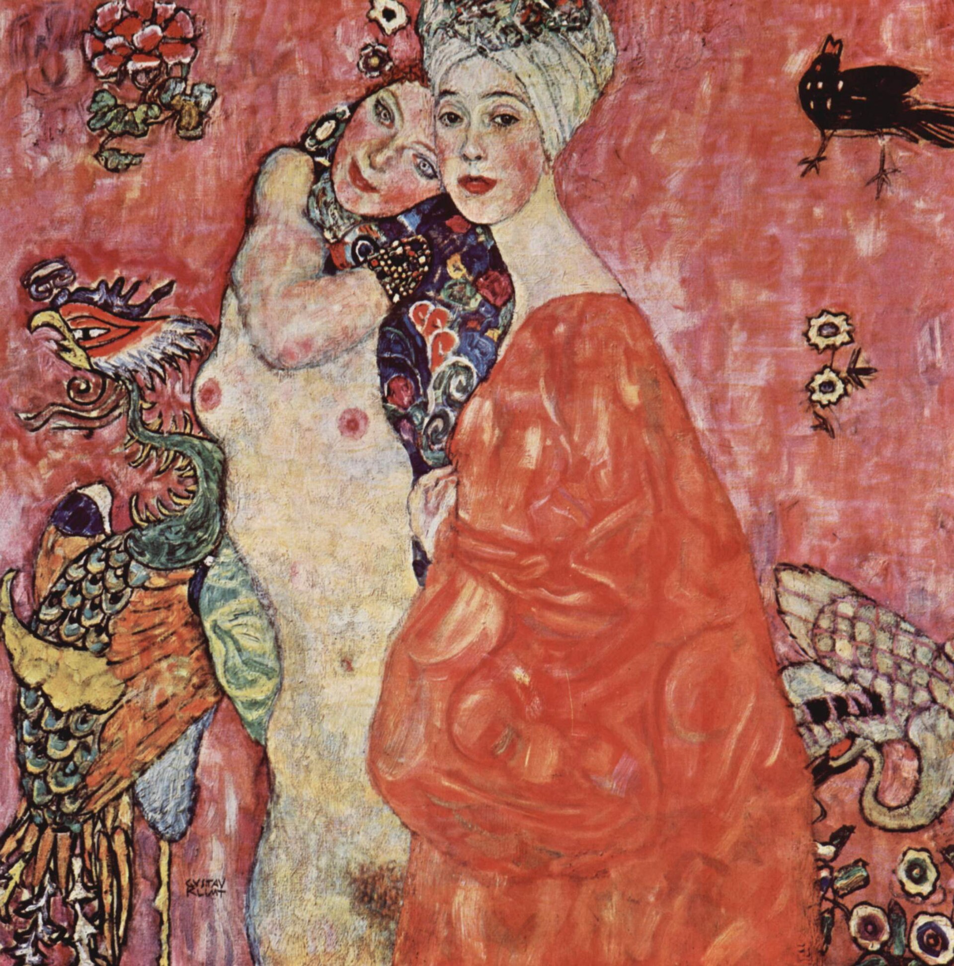 Gustav Klimt, Friends II (Die Freundinnen), 1916-17