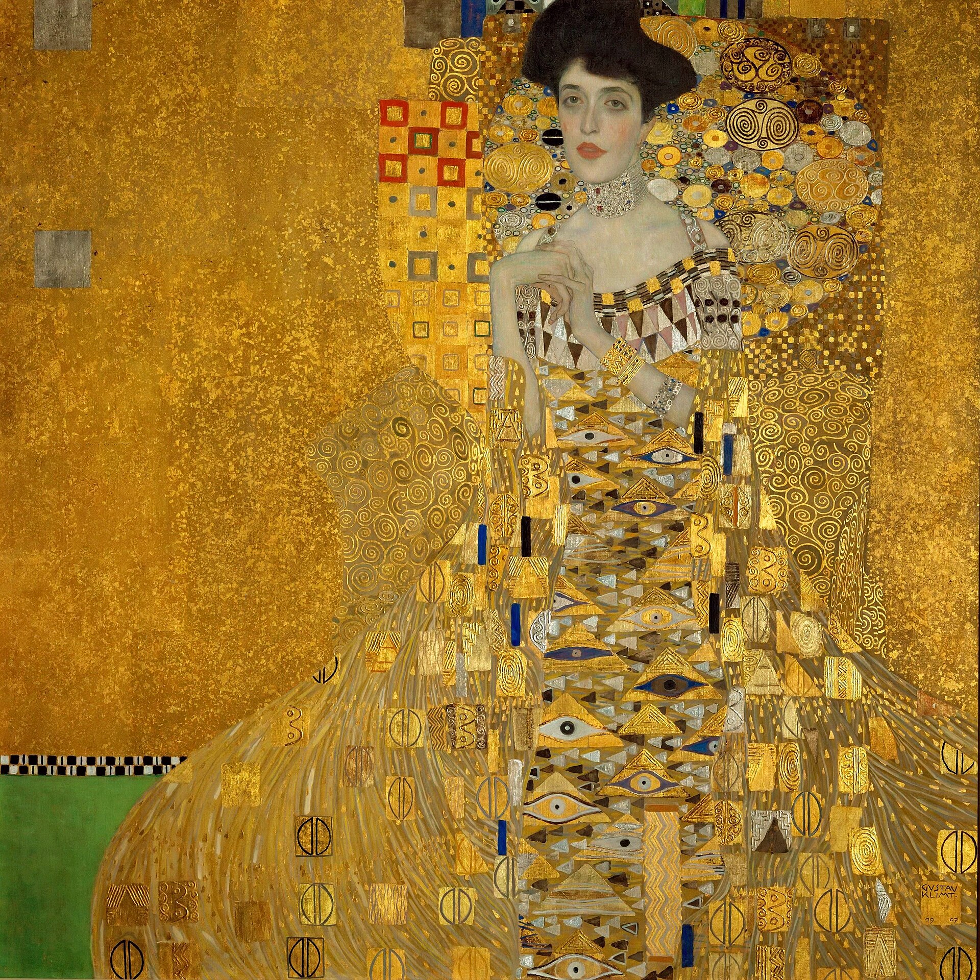Gustav Klimt, Portrait of Adele Bloch-Bauer I, 1907