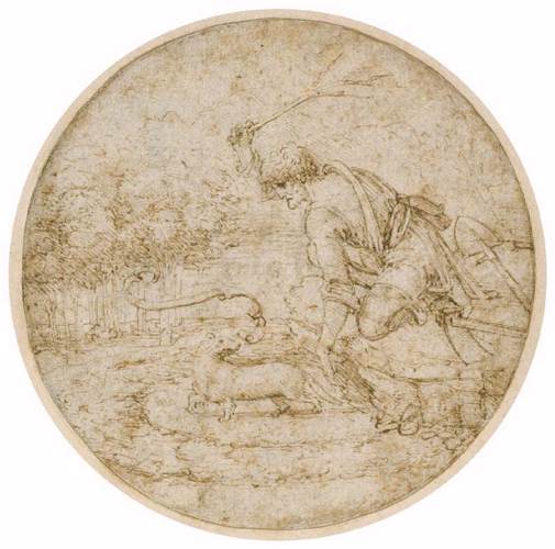 The ermine as a symbol of purity (drawing)