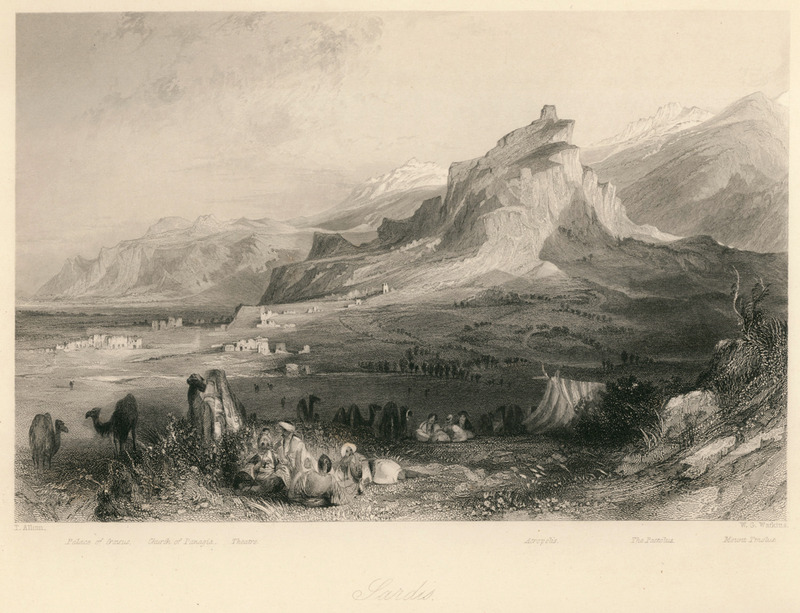 Sardis, engraved in 1836