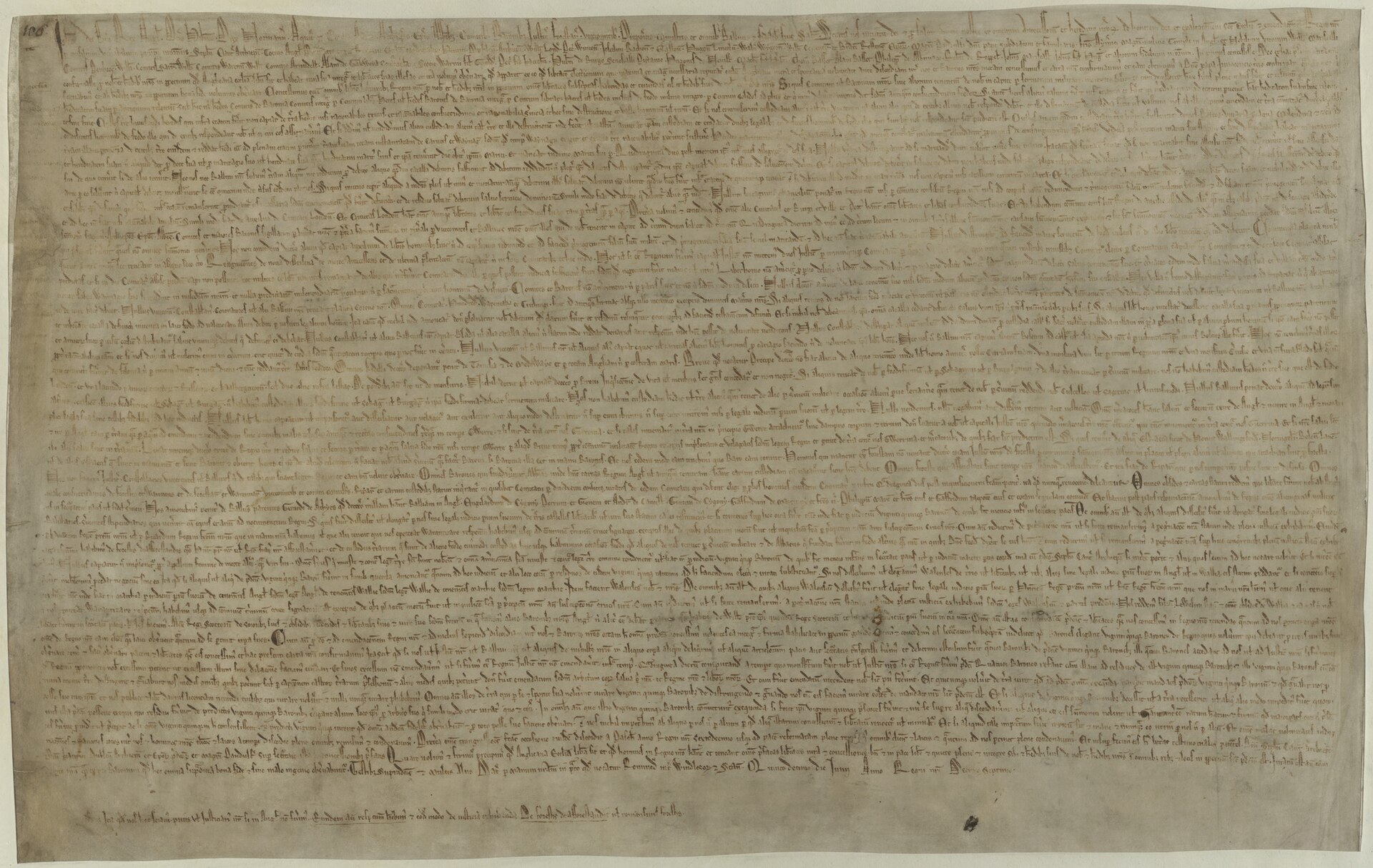 Magna Carta, 1215 (a different document)