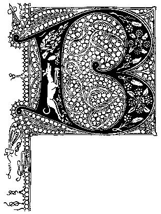 Mainz Psalter, printed initial B
