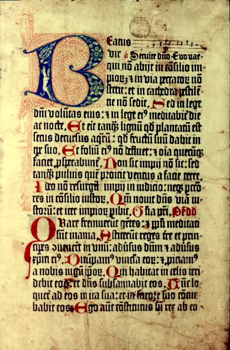 Mainz Psalter, second edition, 1459