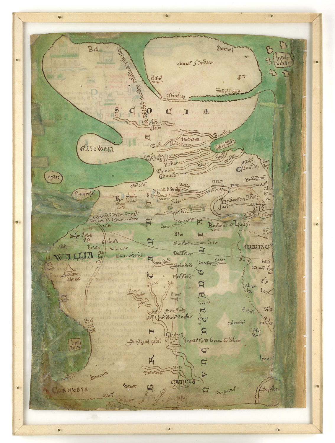 Map of Britain, f. 5v, same bound volume