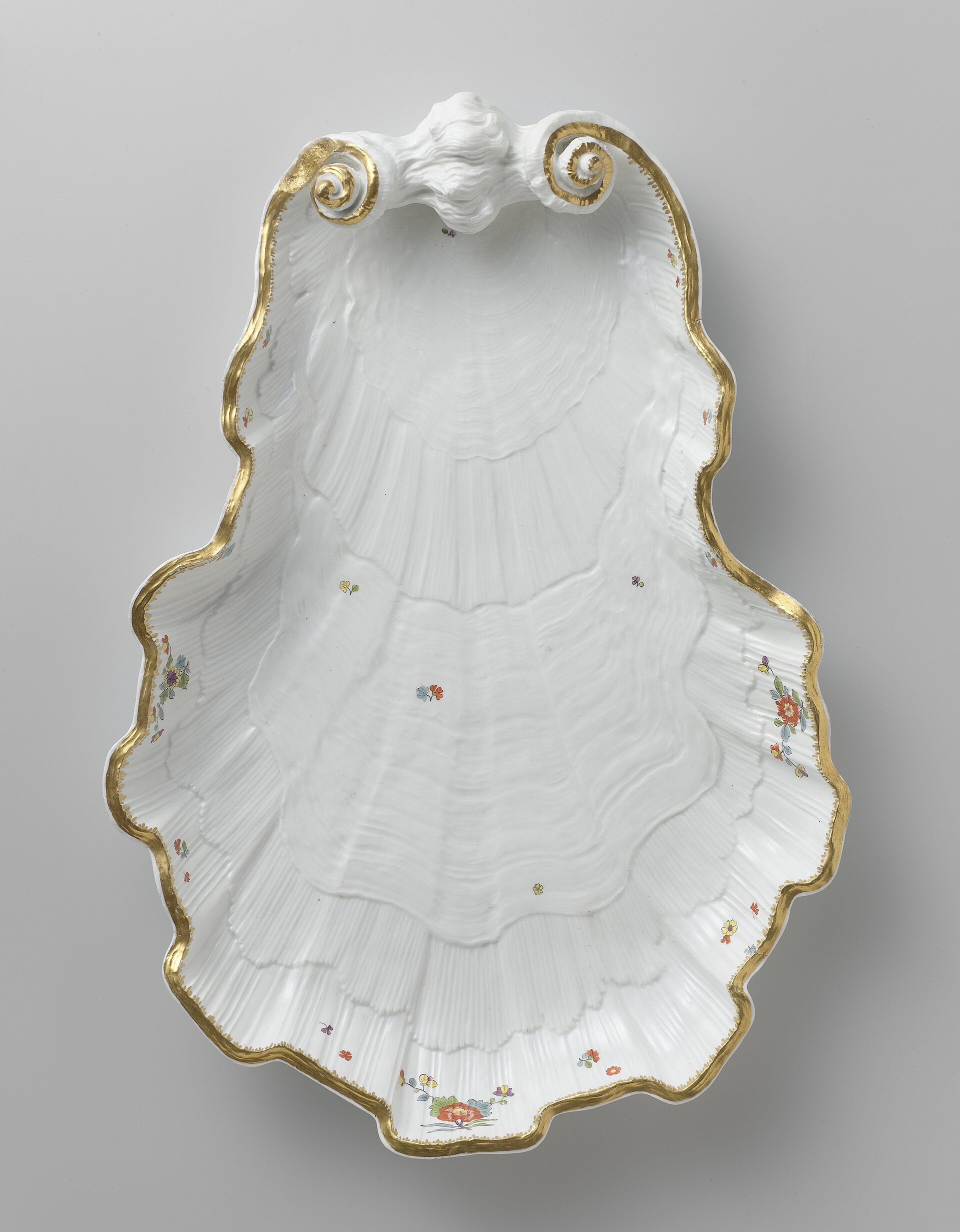Dish from the Swan Service, Rijksmuseum