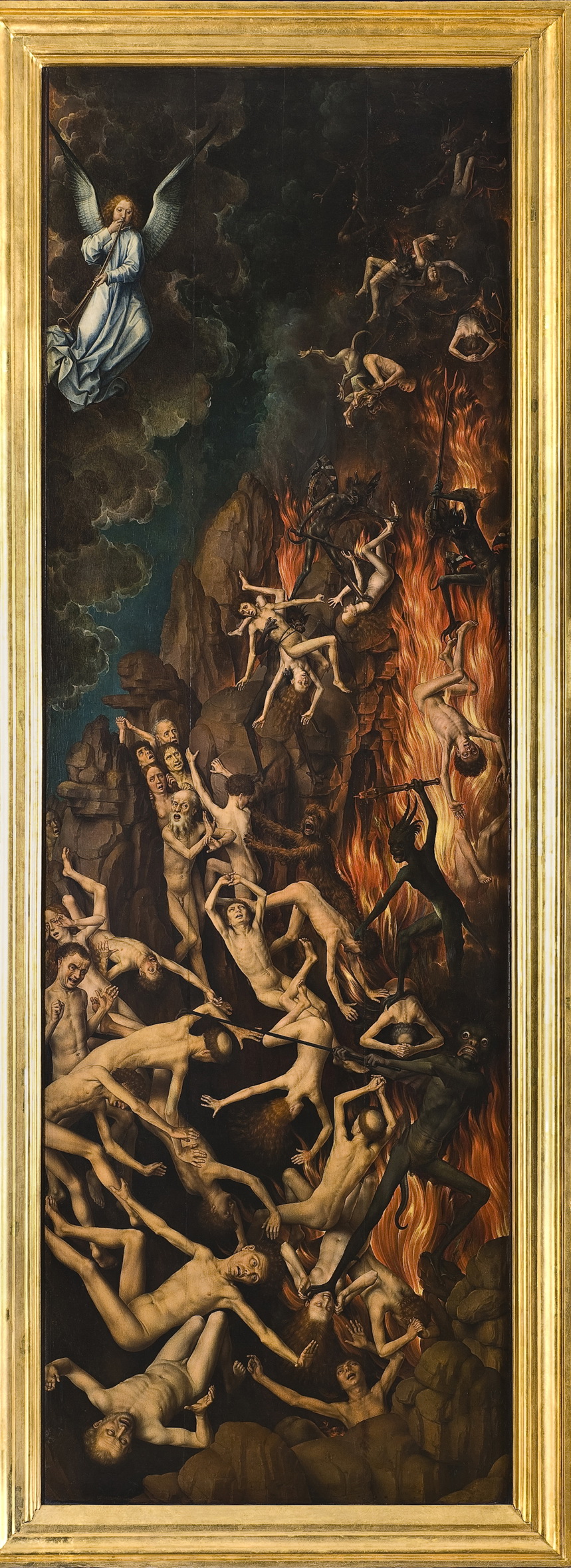 Right wing: the damned in Hell