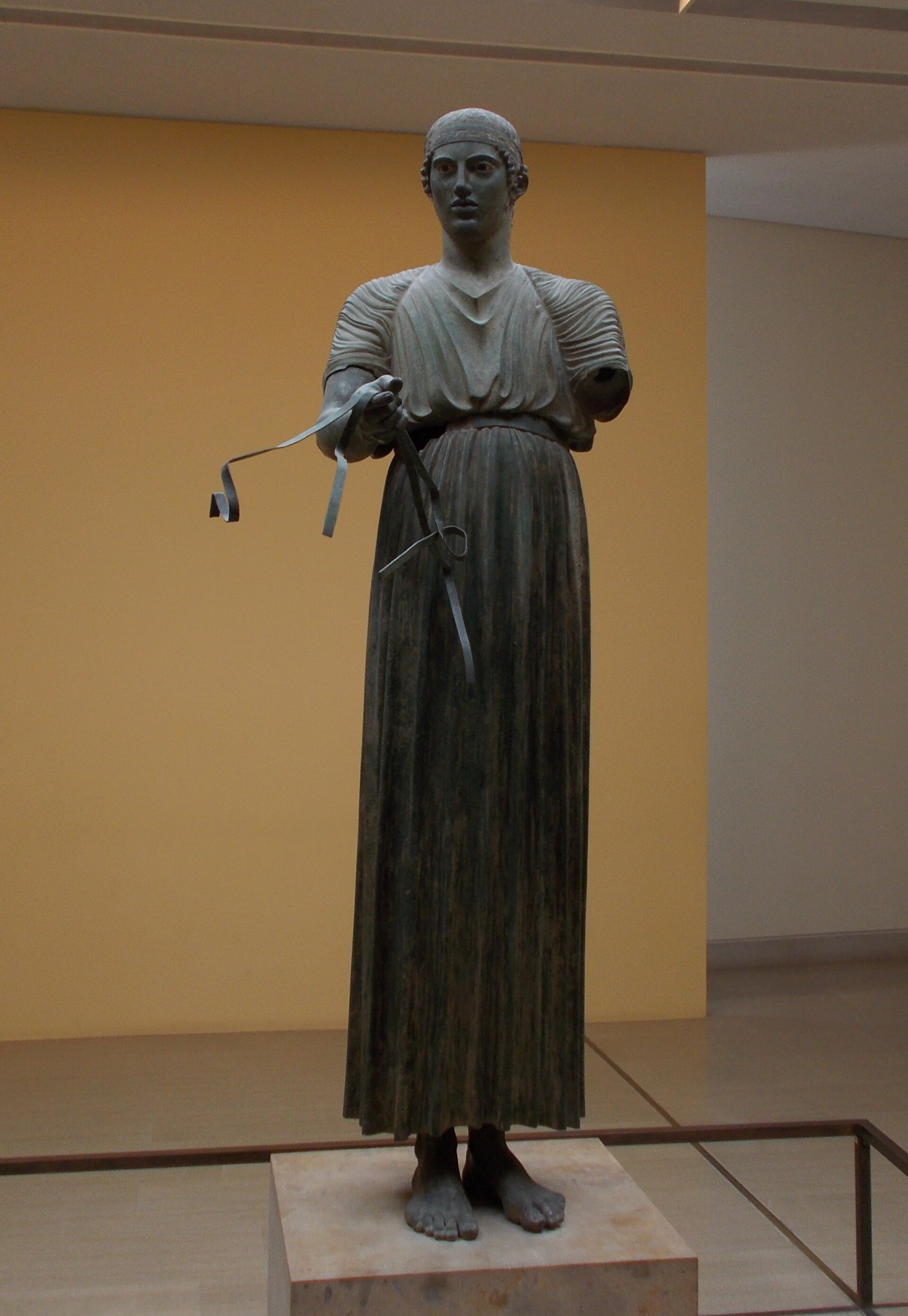 The Charioteer of Delphi, front