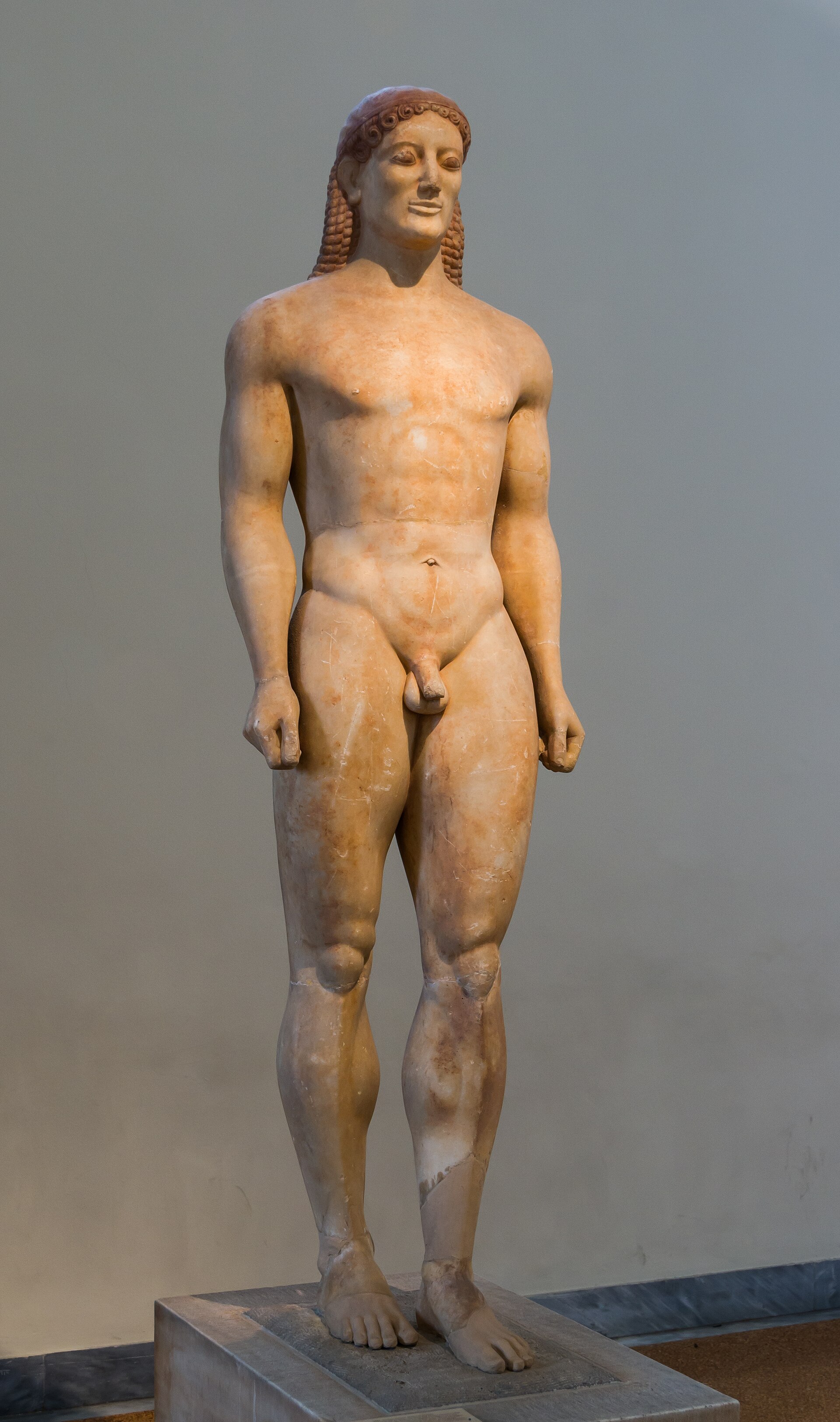 Kouros from Anavyssos, National Archaeological Museum, Athens
