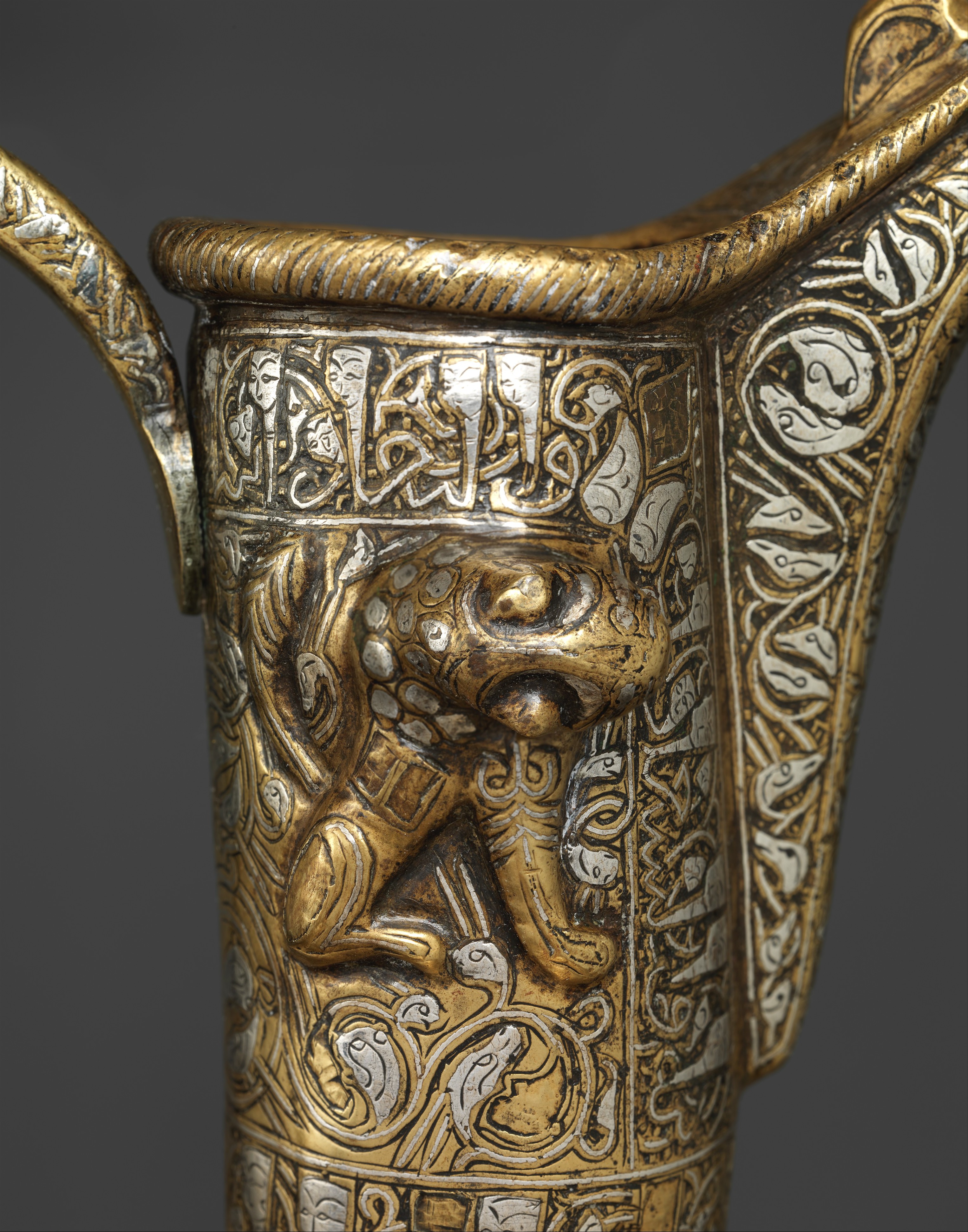 Neck and spout, detail