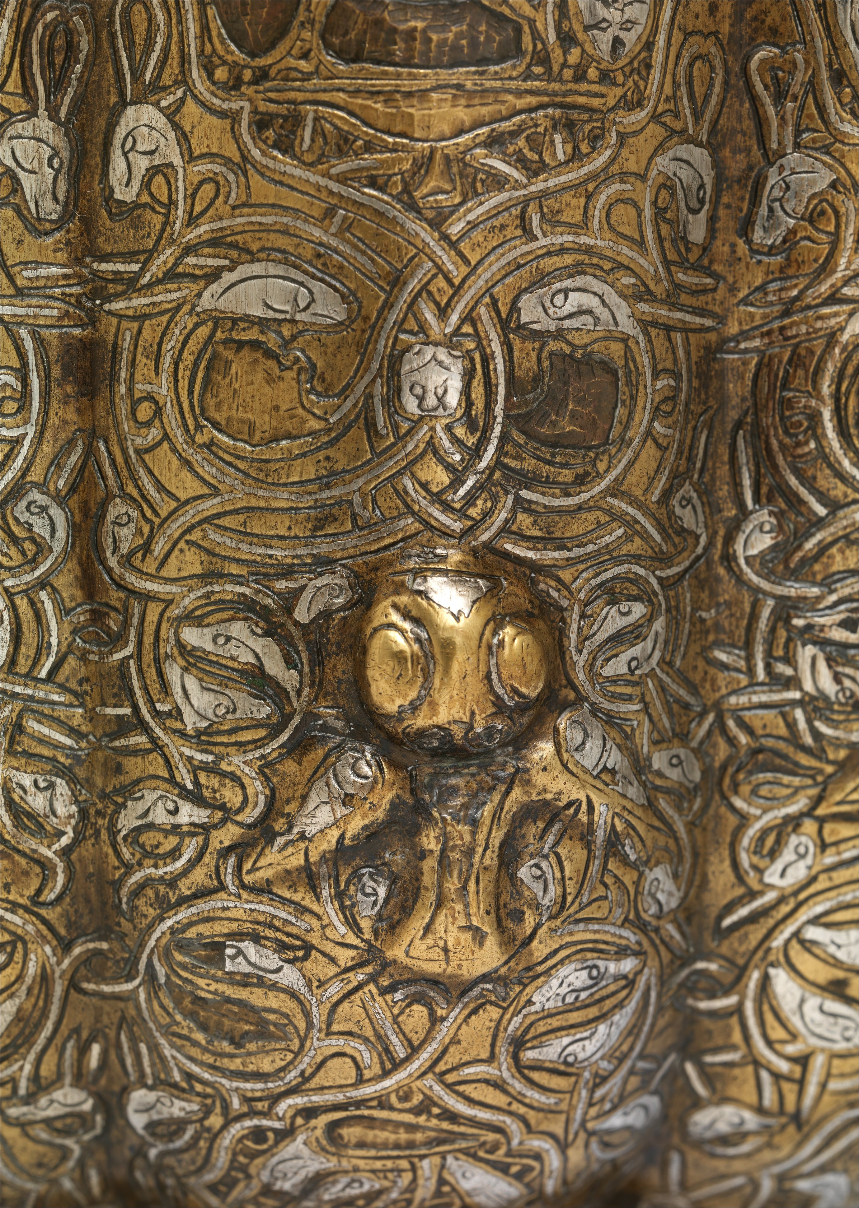 Vine scrollwork, detail