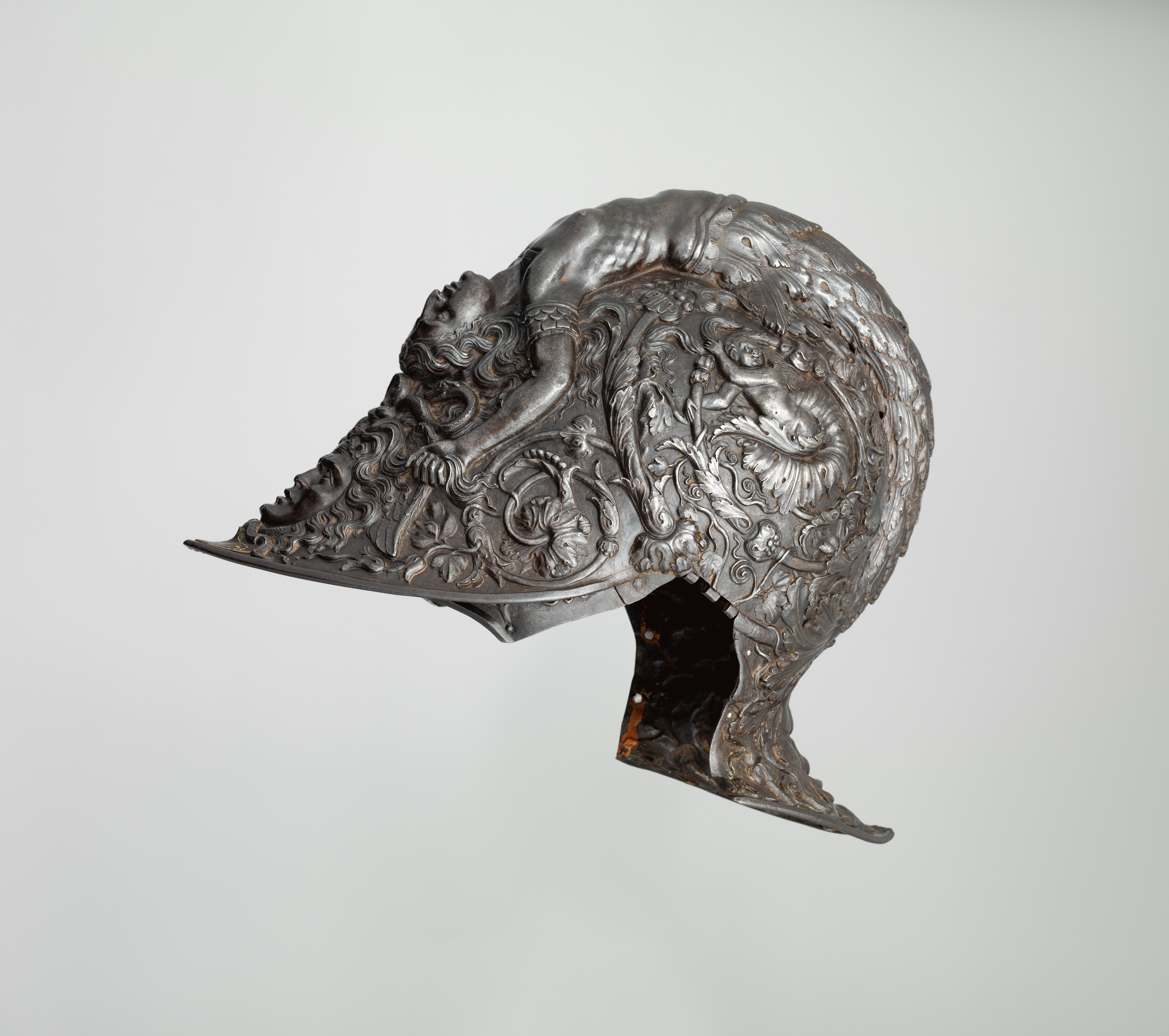 Burgonet, Filippo Negroli, dated 1543