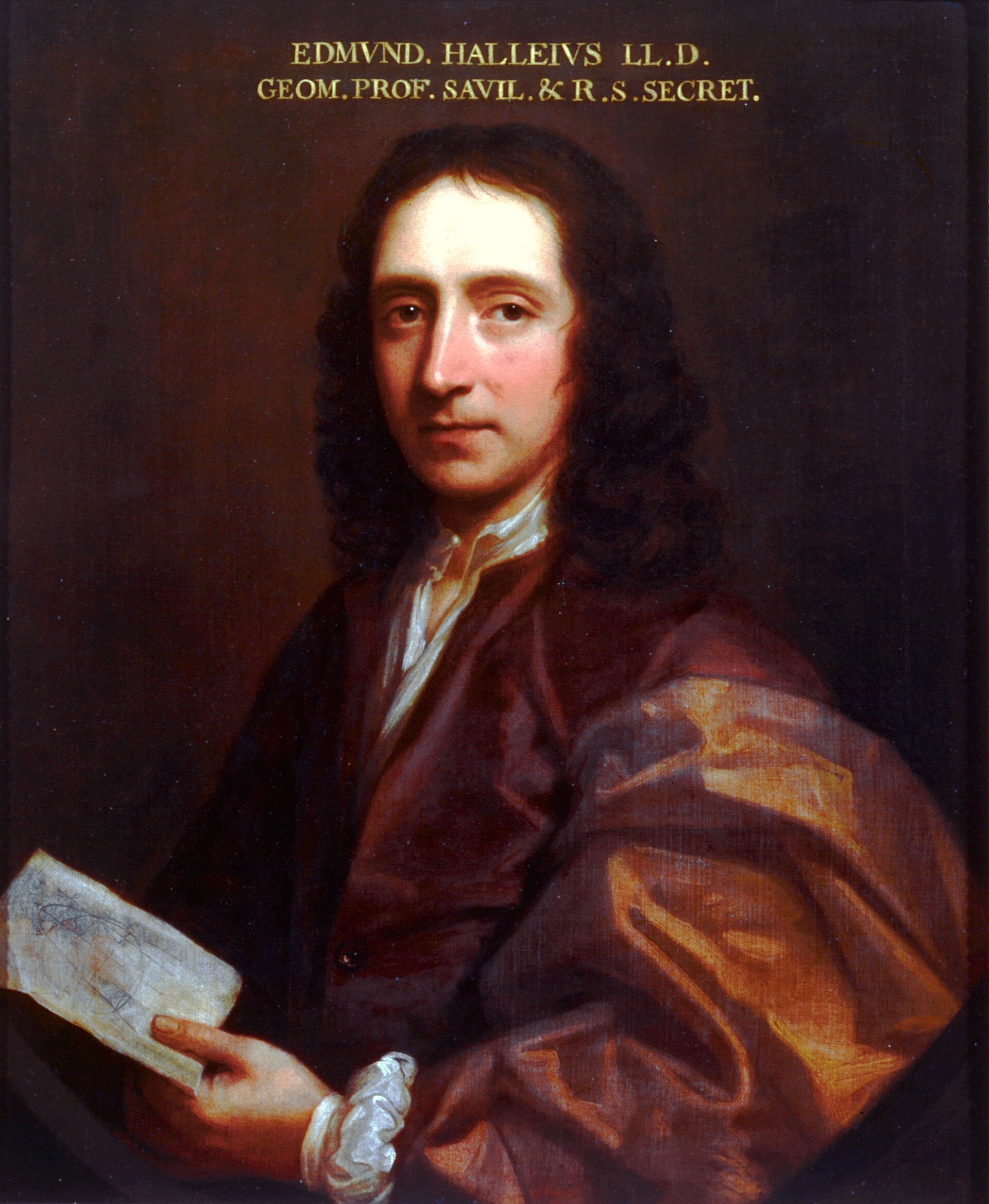 Portrait of Edmond Halley, c. 1690