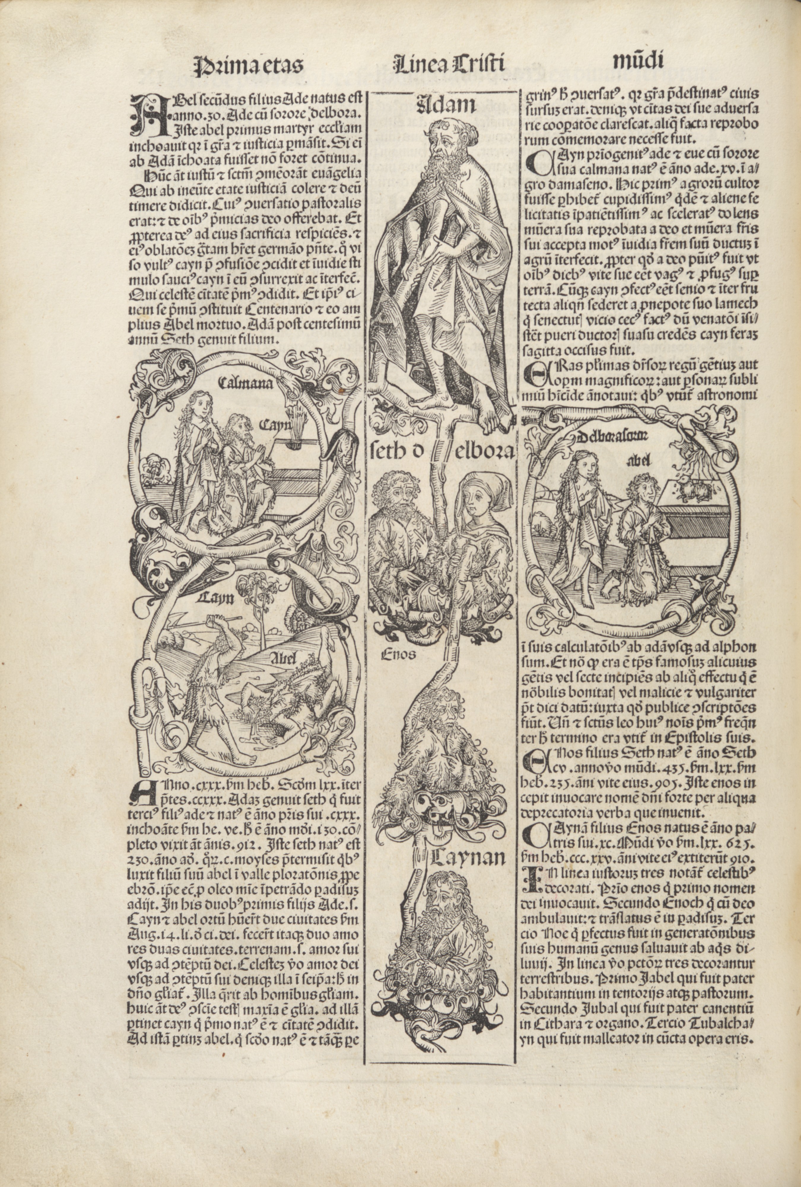 A genealogical leaf, folio X