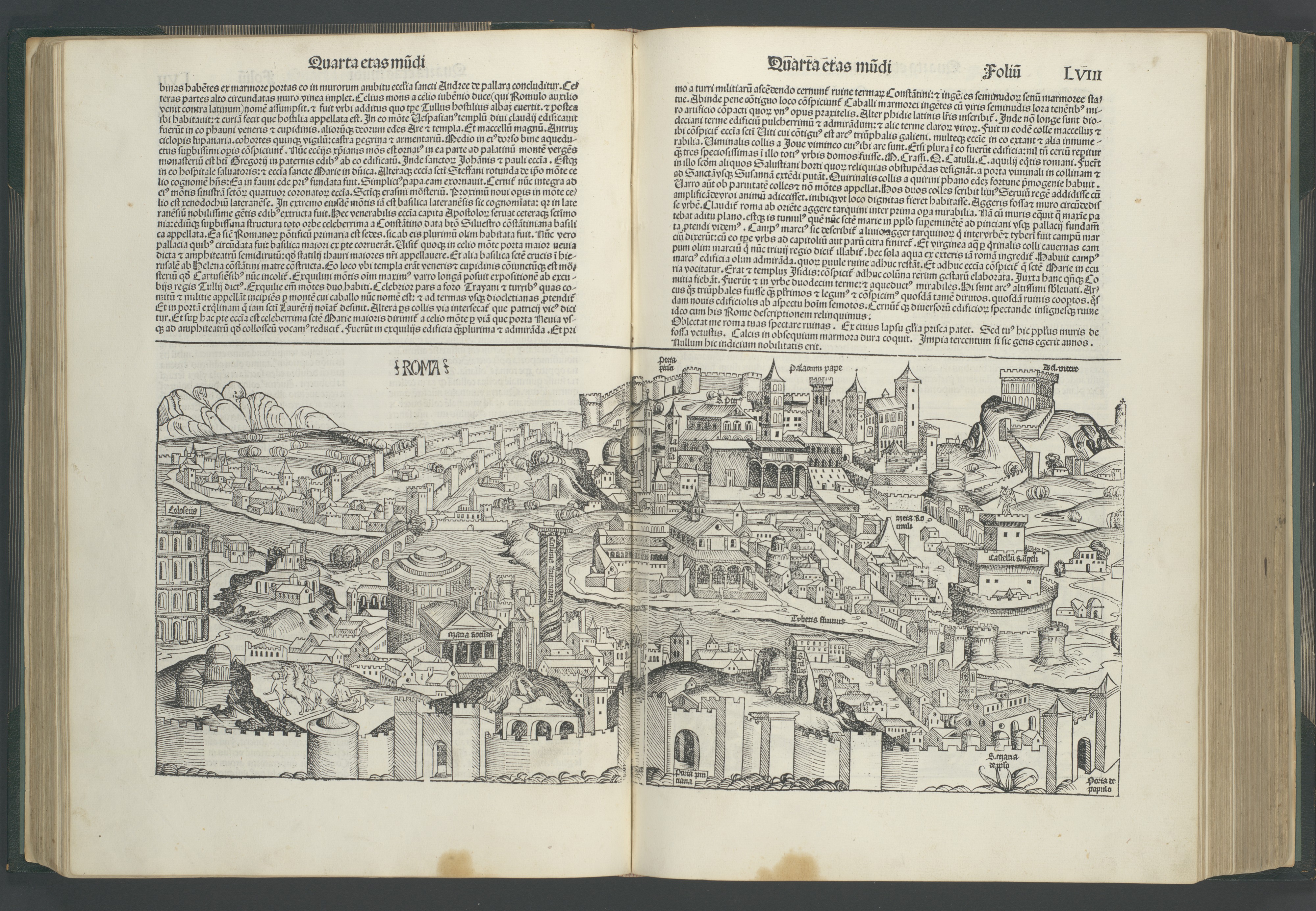The Rome view, folio LVIII