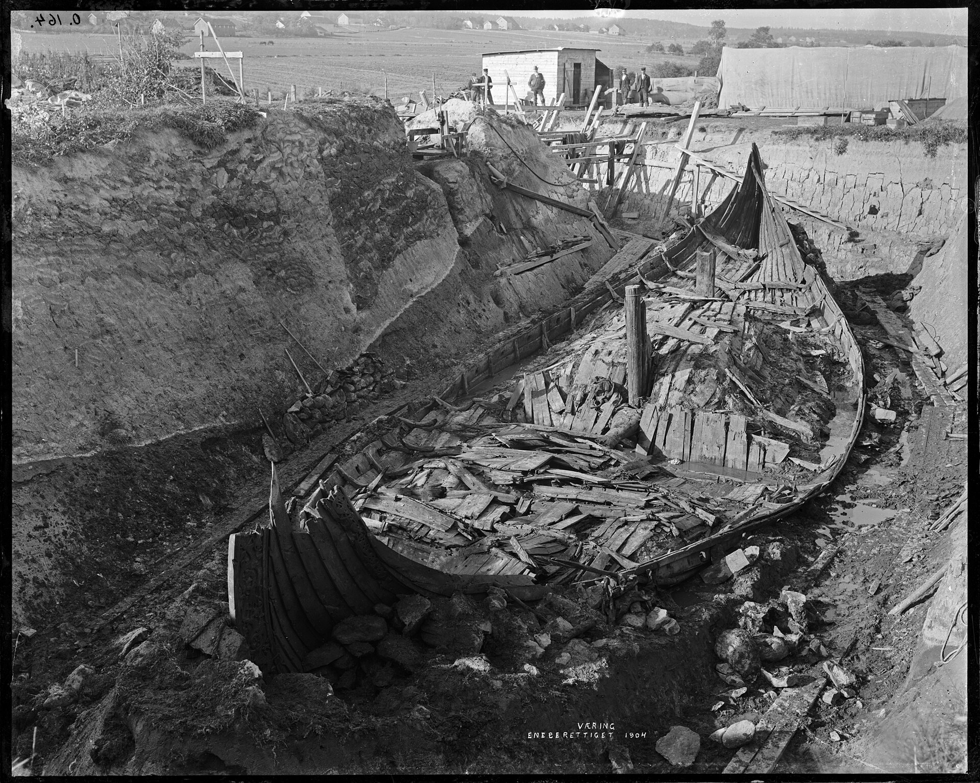 The Oseberg excavation, 1904
