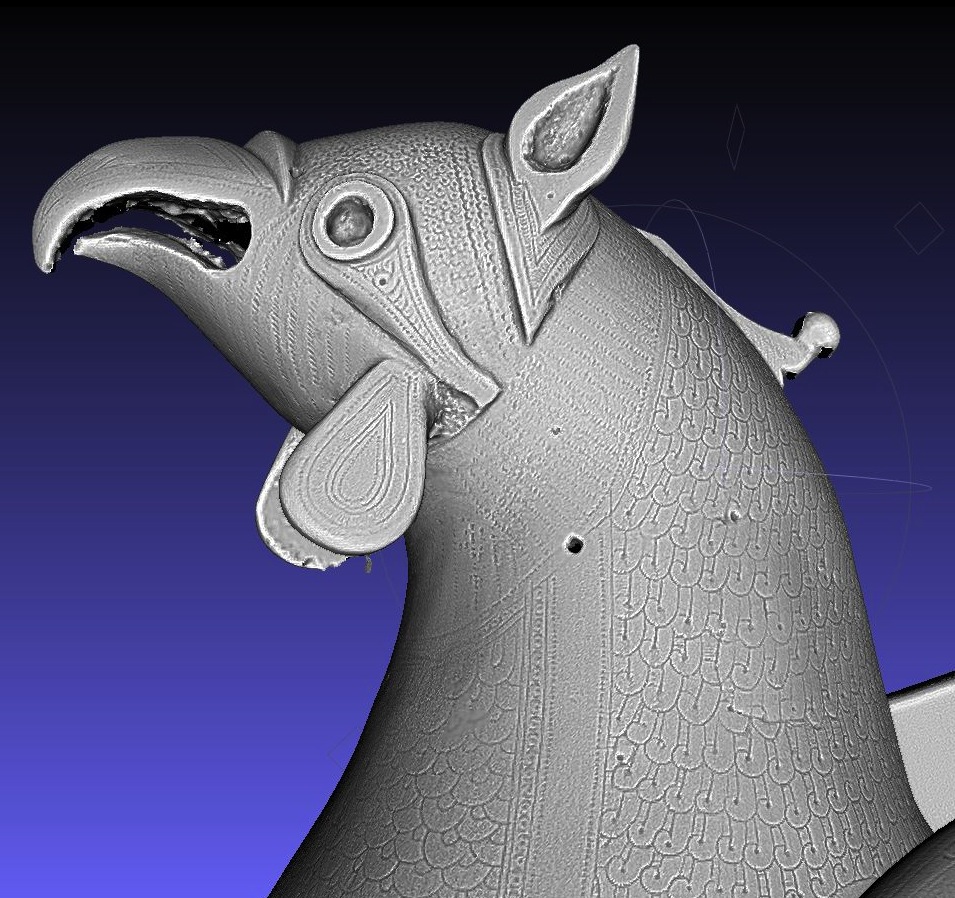 3D scan of the griffin