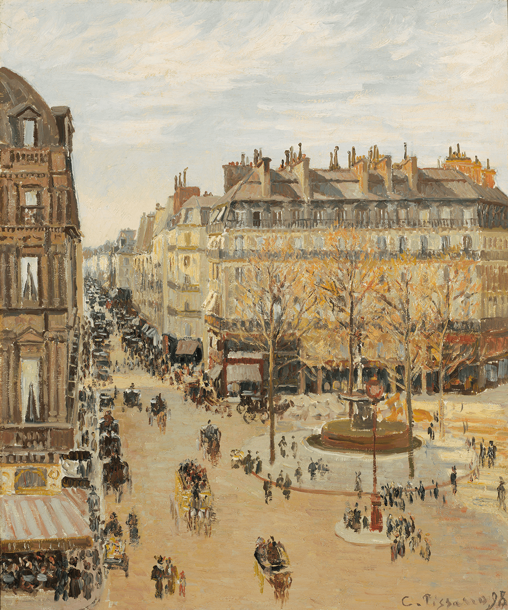Rue Saint-Honore, apres-midi, effet de soleil