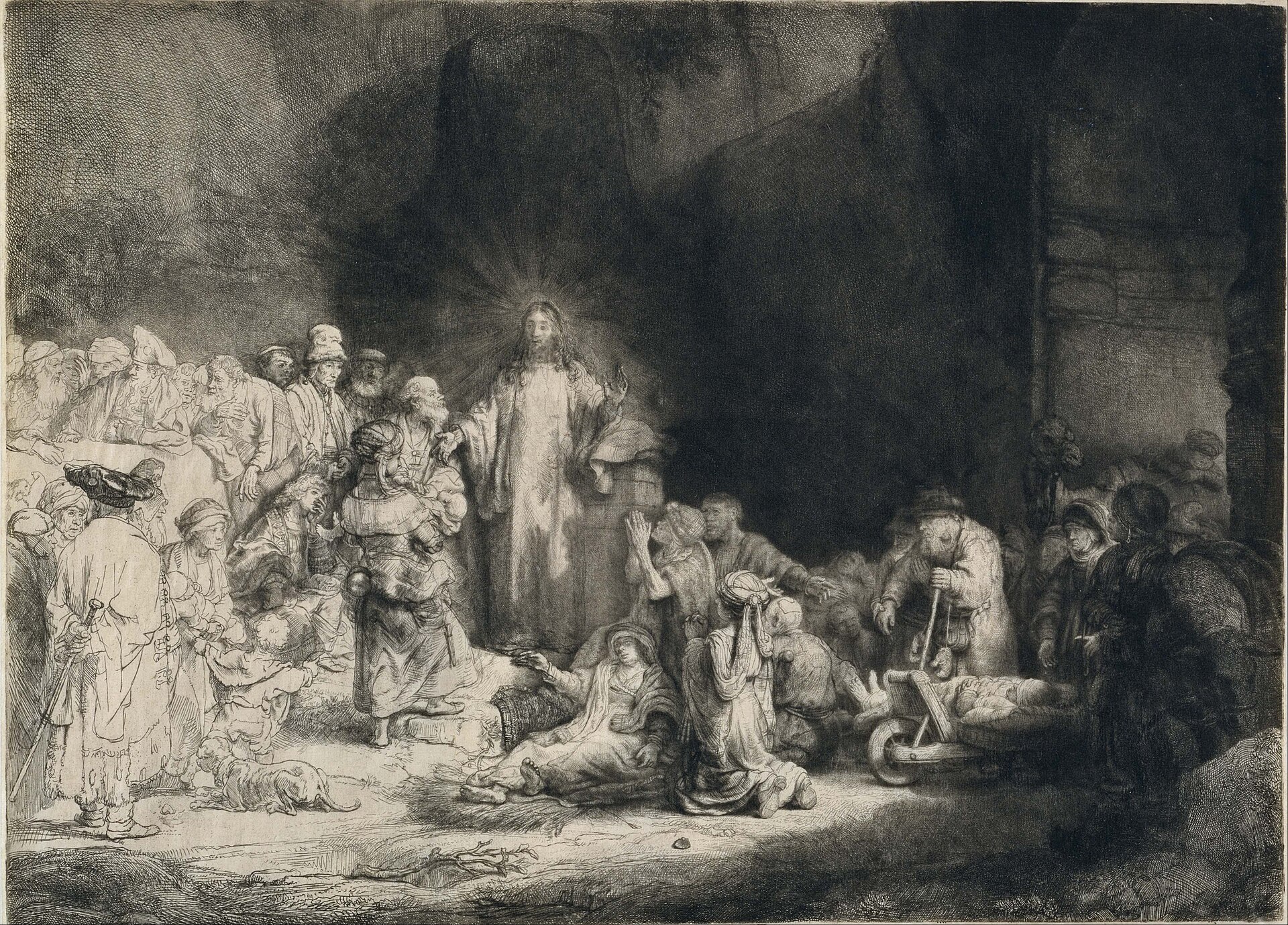 The Hundred Guilder Print, National Museum of Western Art impression