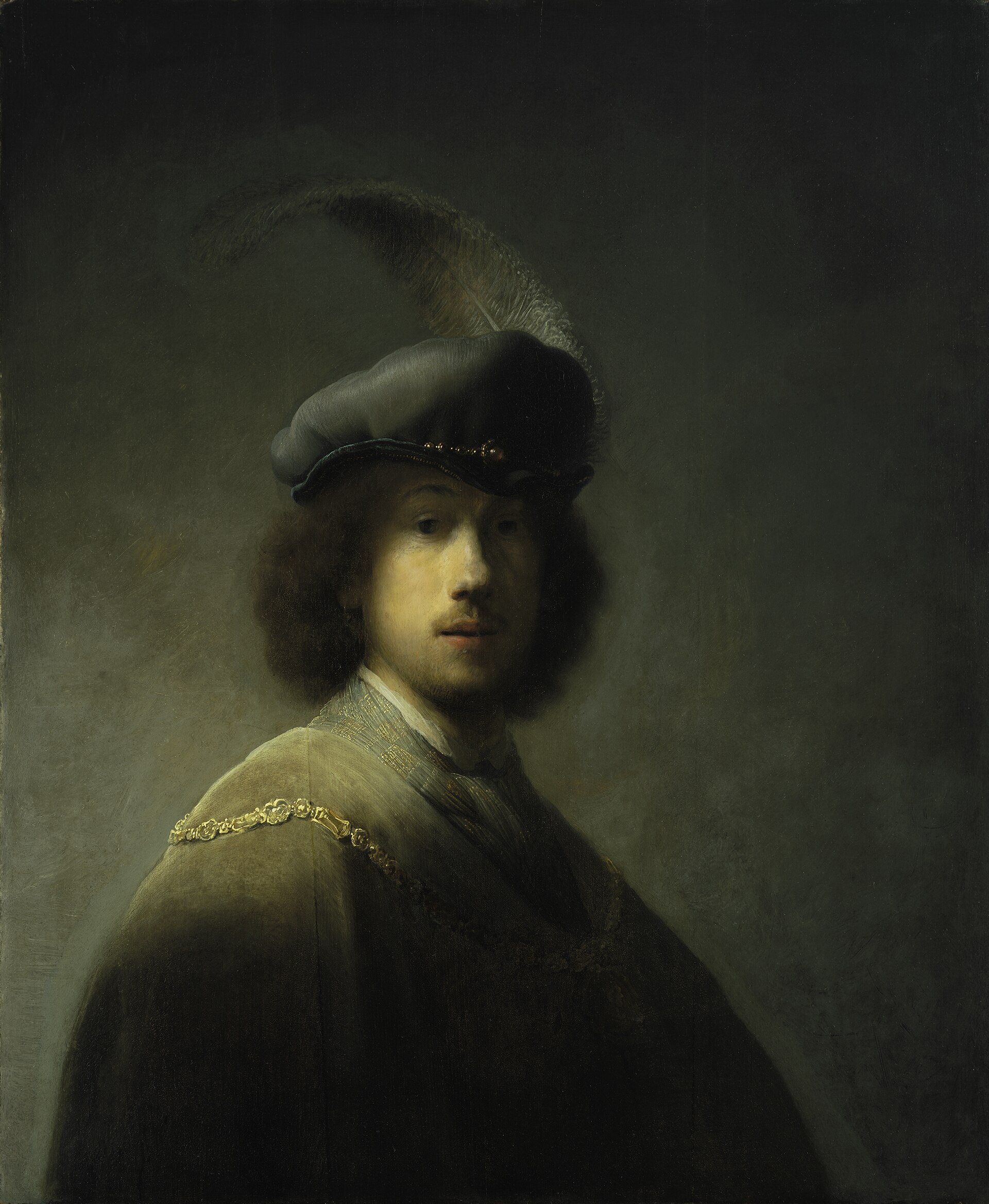 Rembrandt, Self-Portrait, Age 23