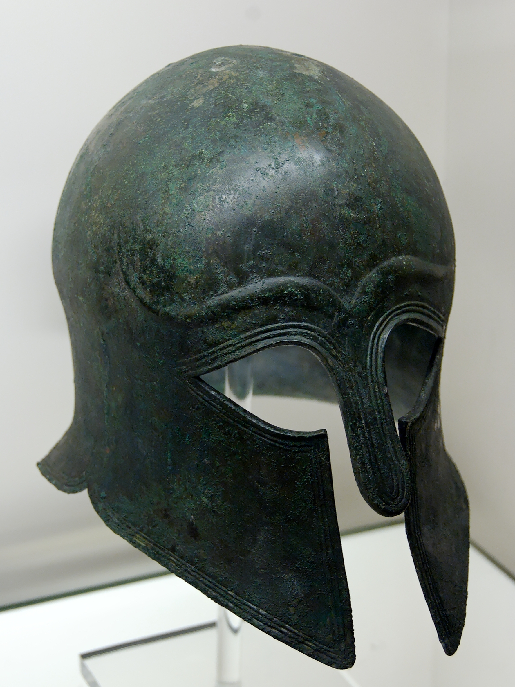 Corinthian helmet, about 510 BC