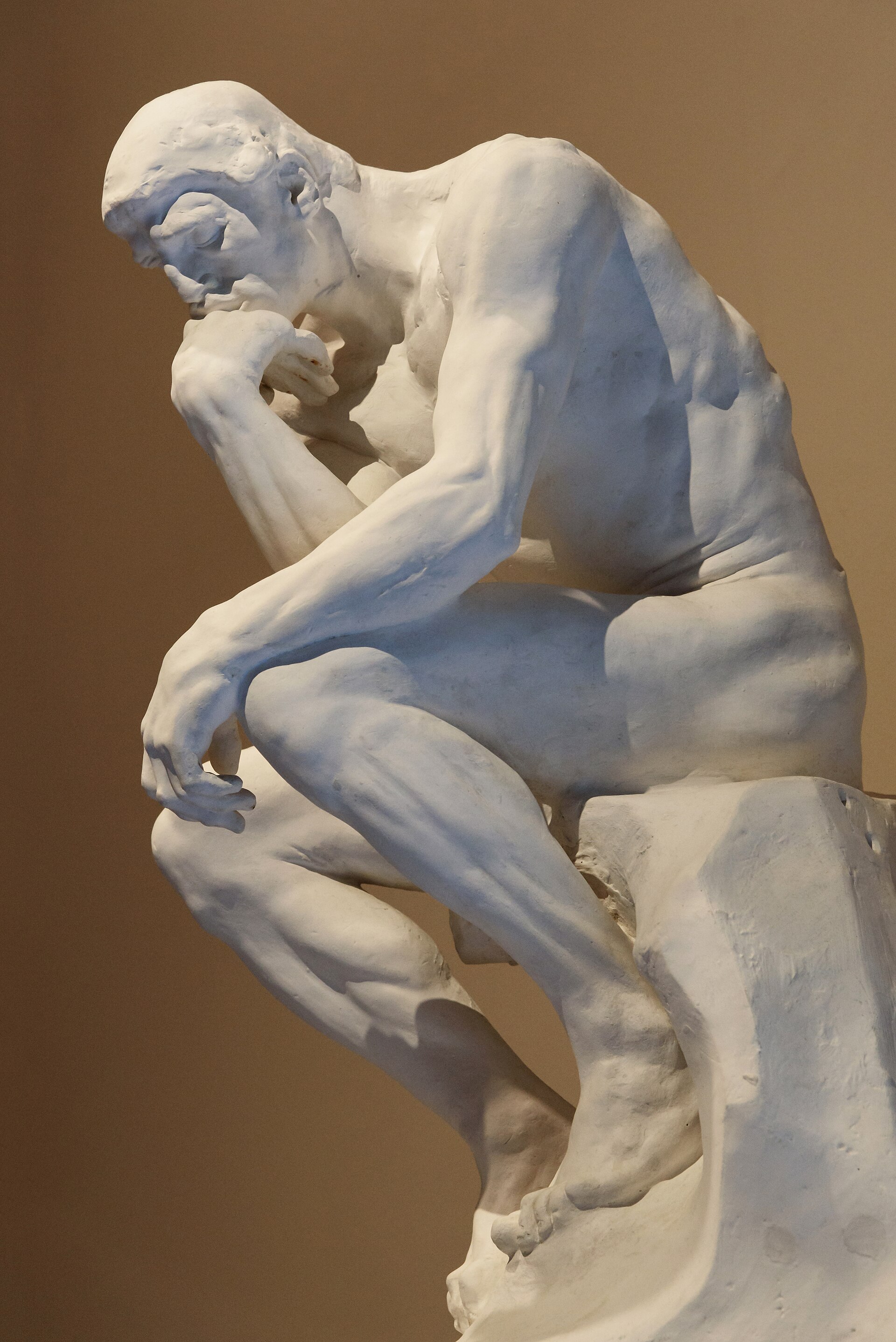 A plaster Thinker at the 1917 centennial exhibition