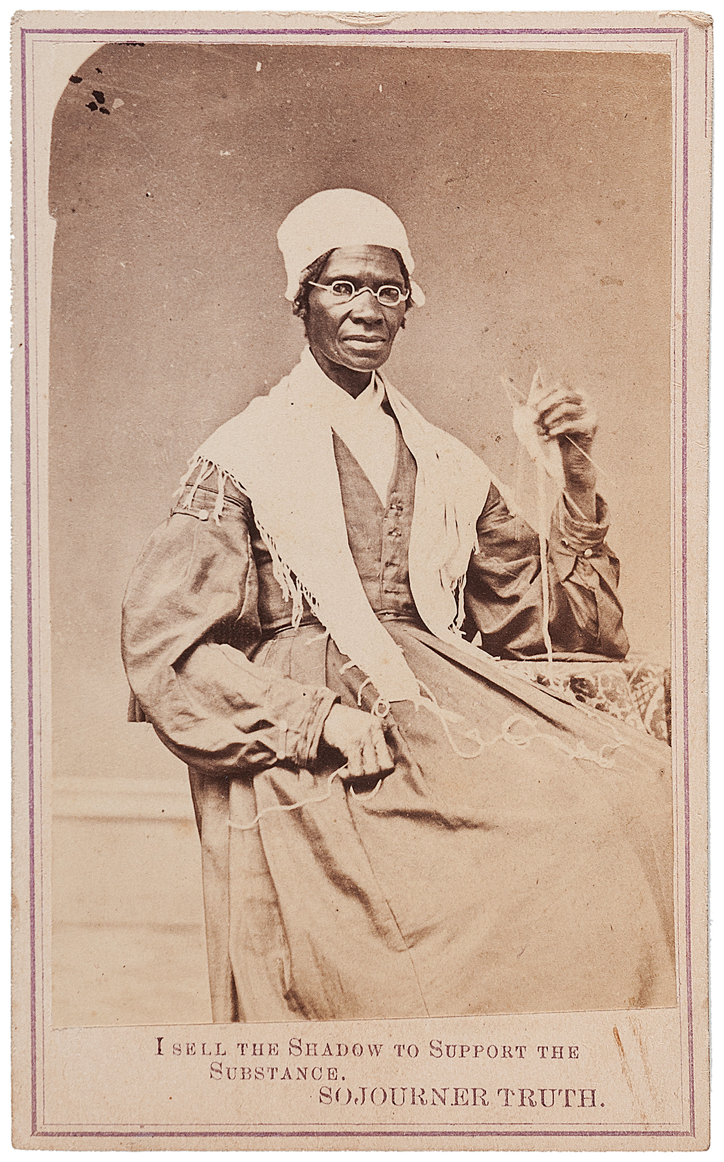 Carte de visite, Wright's New York Gallery, Battle Creek