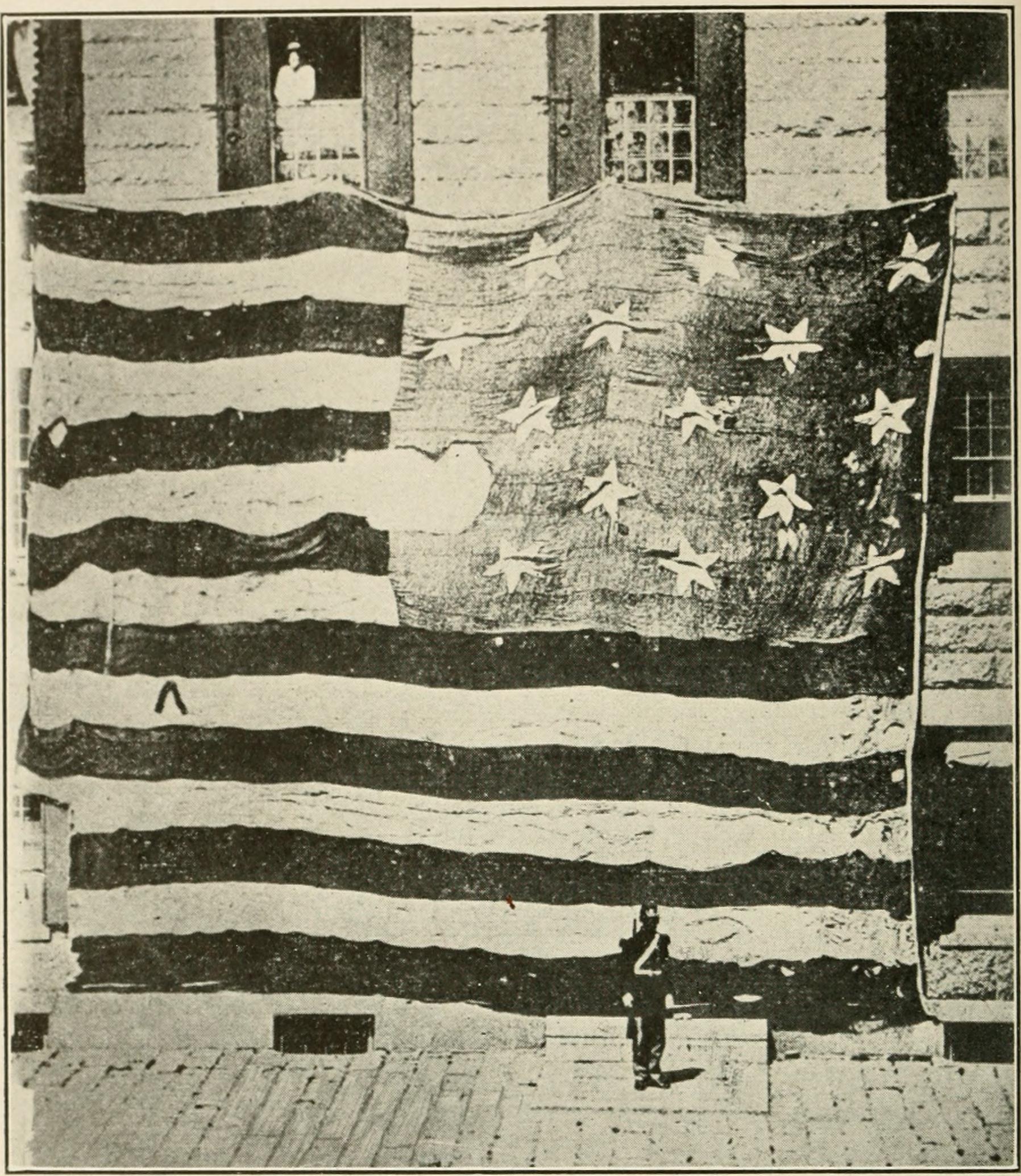 The flag, reproduced from an 1873-74 photograph