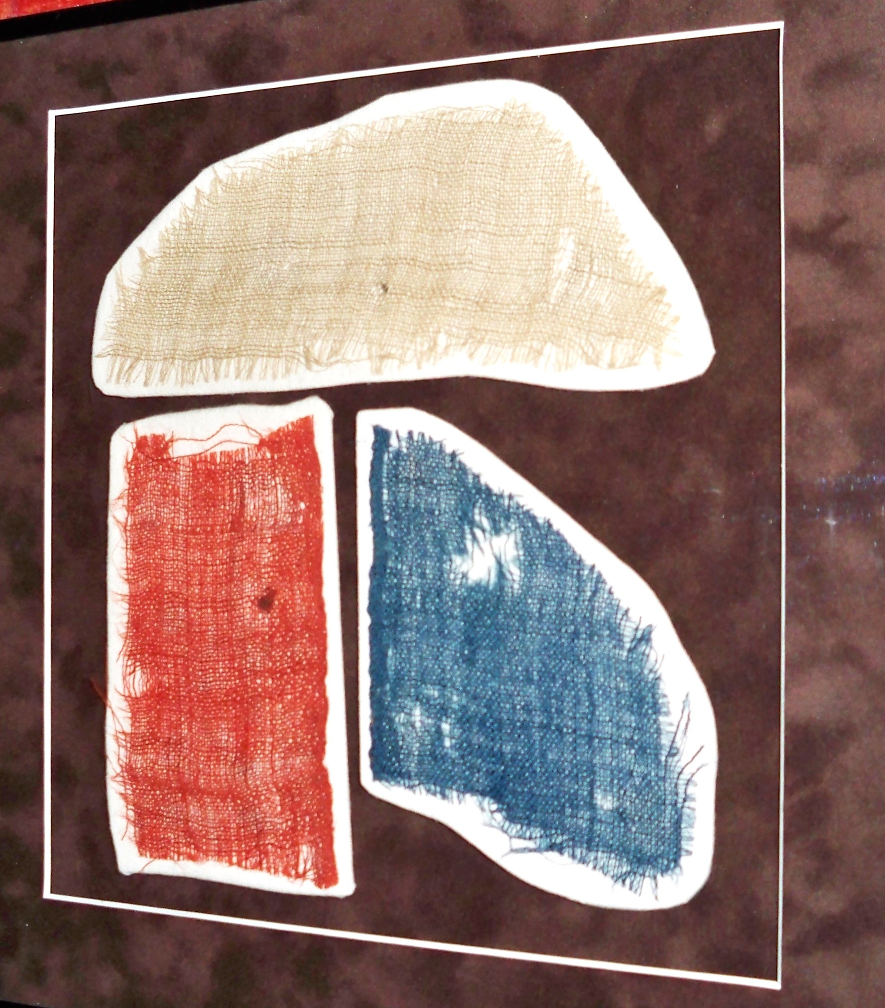 Surviving fragments of the flag