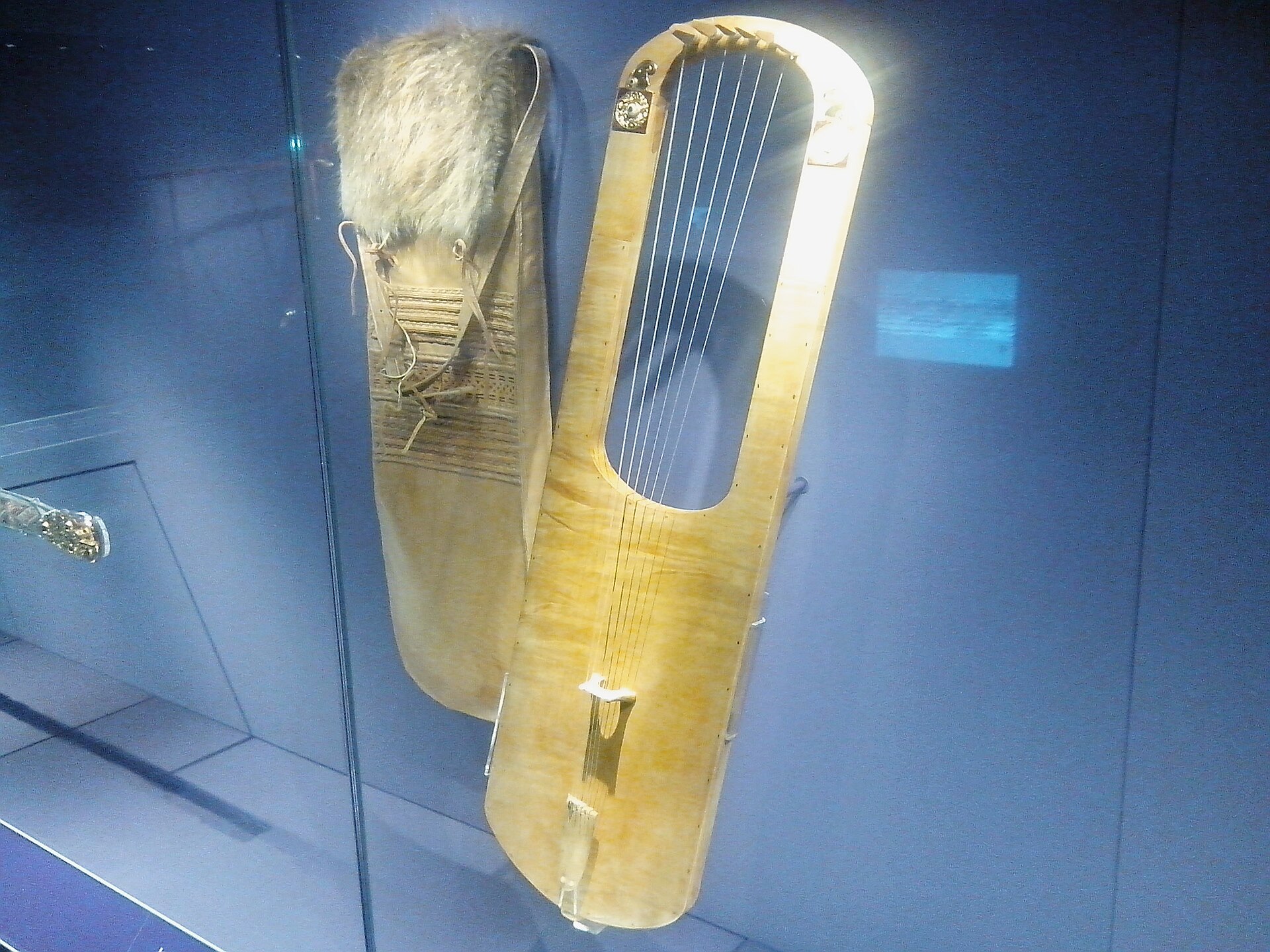 A second independent replica at the Sutton Hoo visitor centre (Michael King)