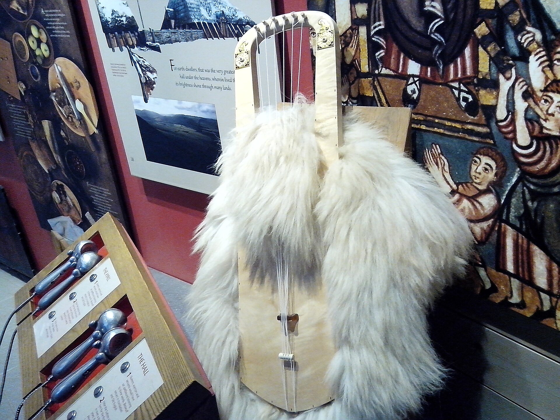 An independent replica at the Sutton Hoo visitor centre (Graeme Lawson)