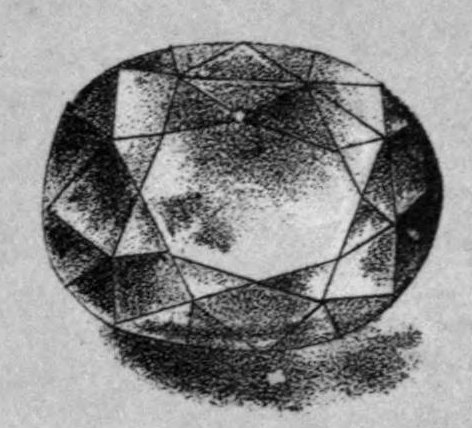 The Hope Diamond engraved for Harry Emanuel, 1860s