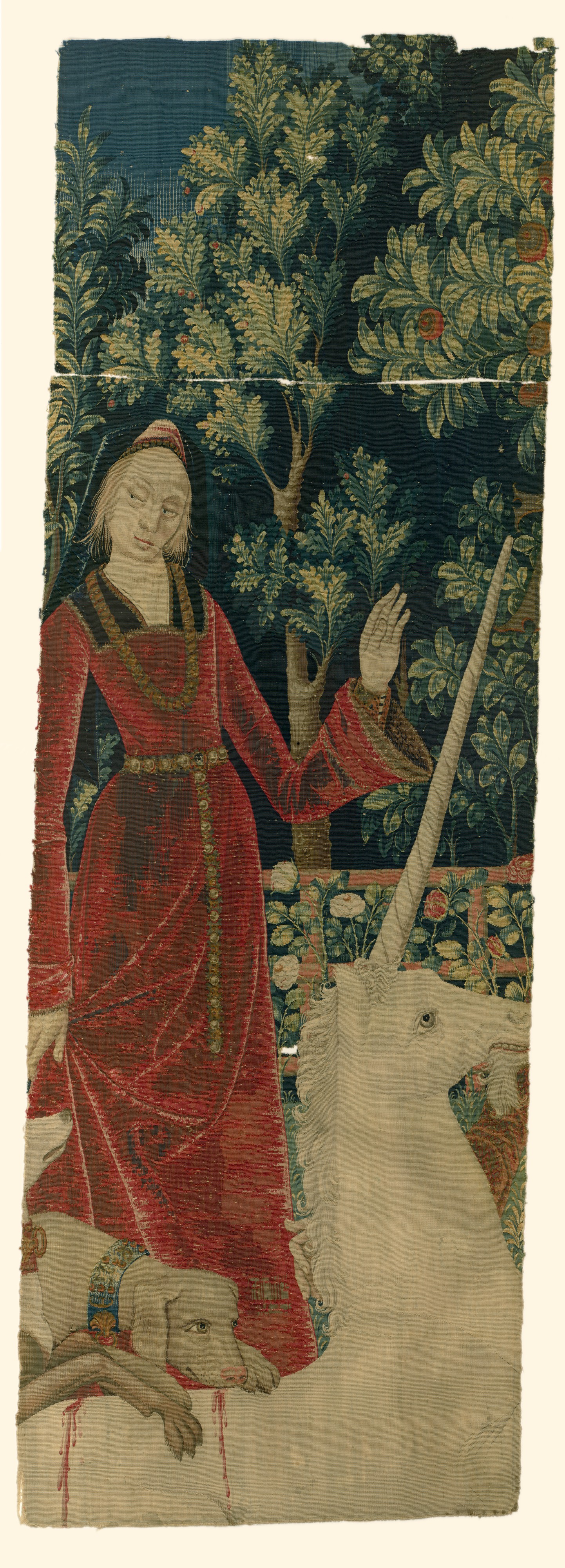 The Unicorn Surrenders to a Maiden, fragment 38.51.2