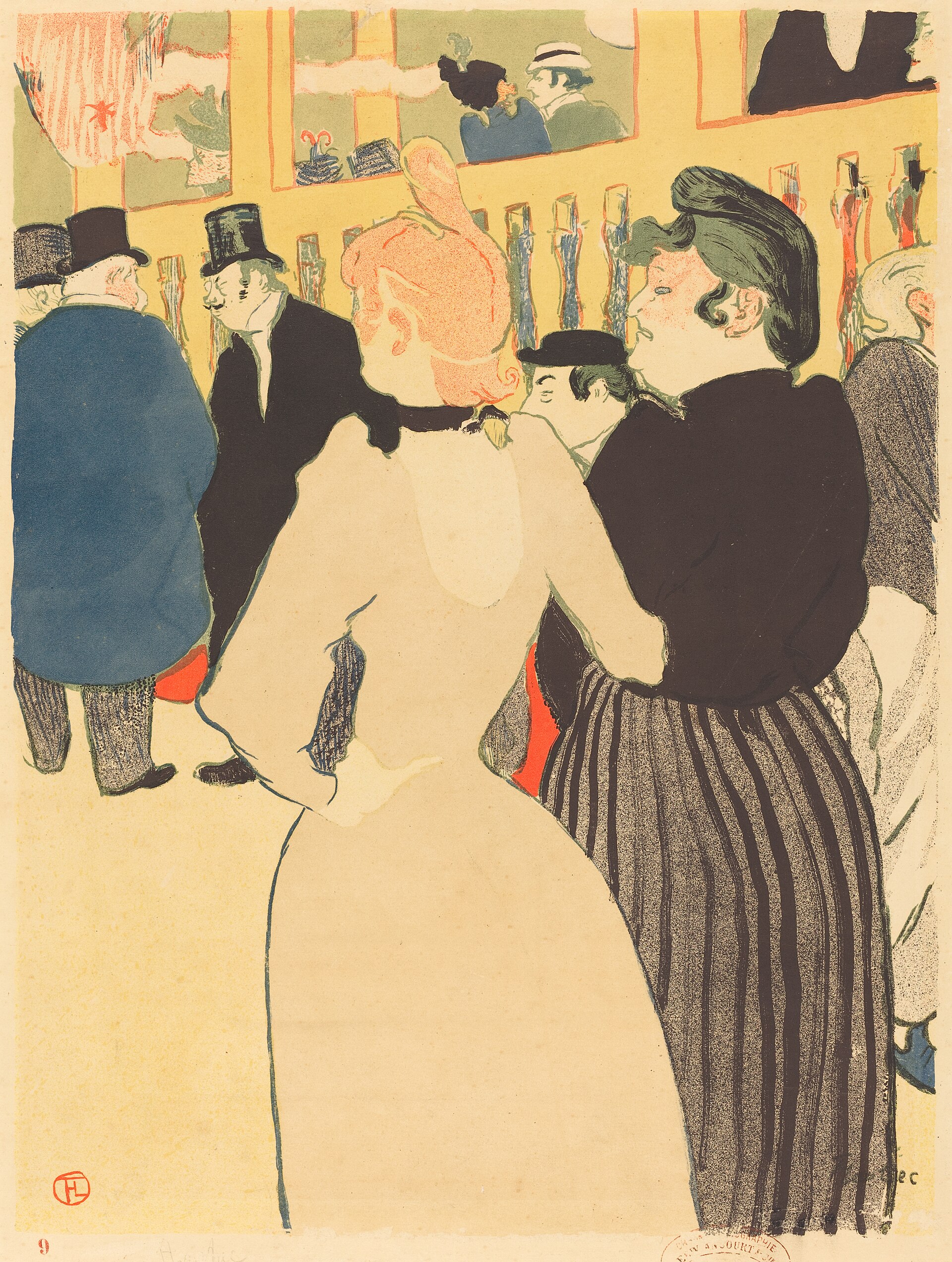 At the Moulin Rouge, La Goulue and Her Sister