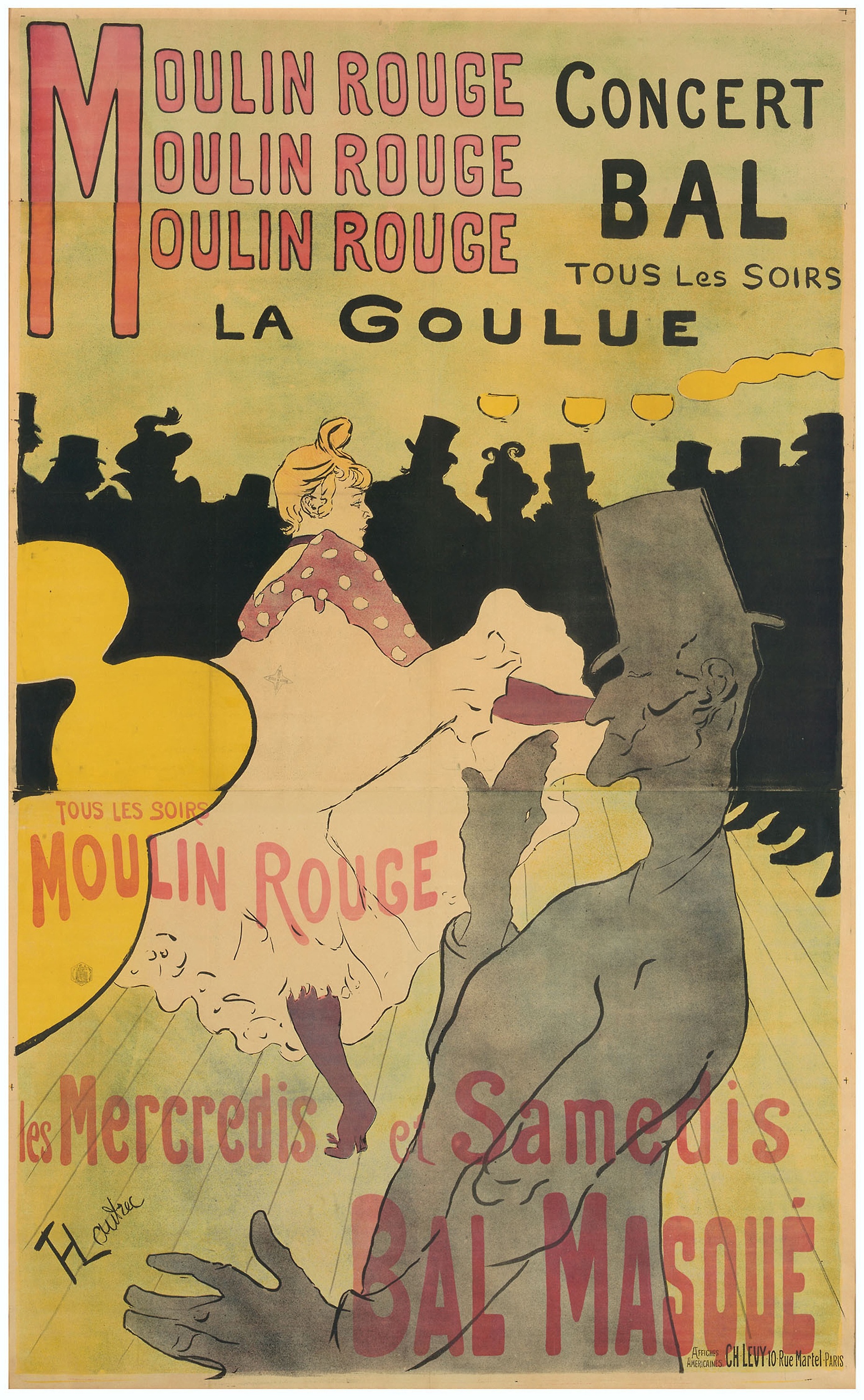 Moulin Rouge, La Goulue (Art Institute of Chicago impression)