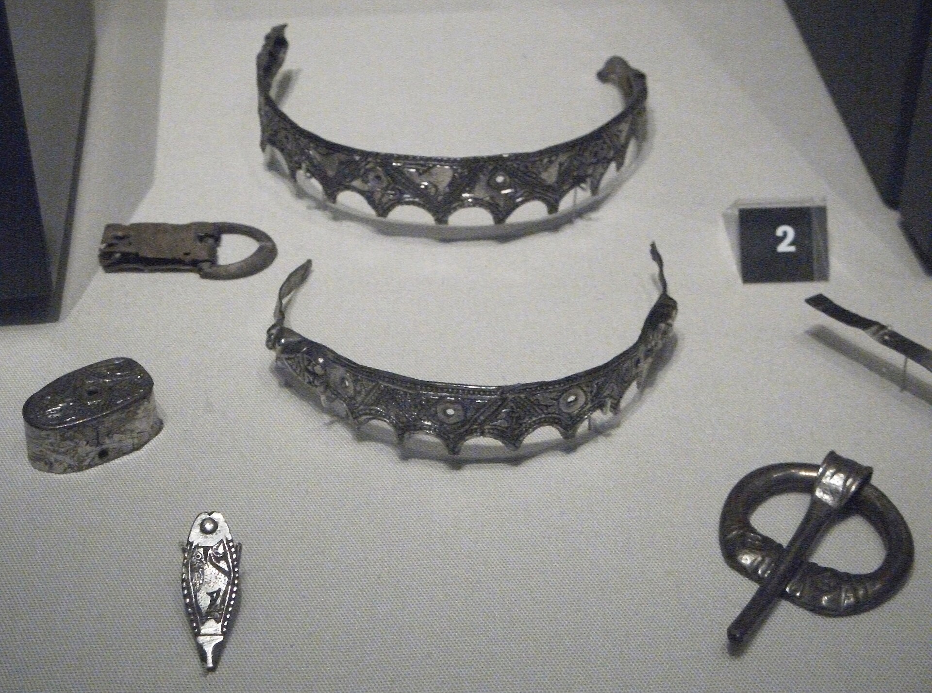The Trewhiddle Hoard, detail view