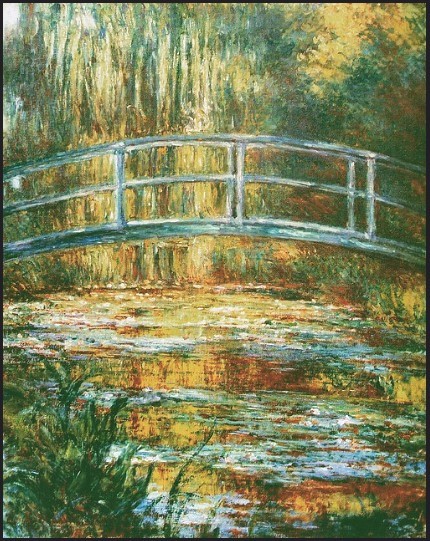Claude Monet, The Bridge over the Water-Lily Pond, in the Khalil collection