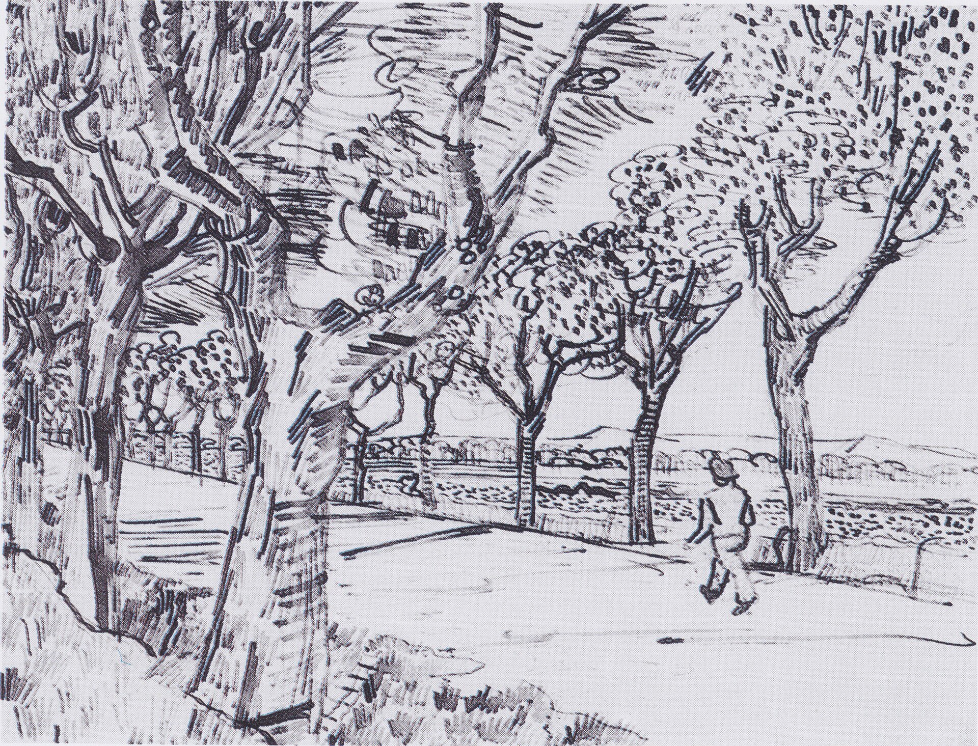 Auf dem Weg nach Tarascon (monochrome reproduction)