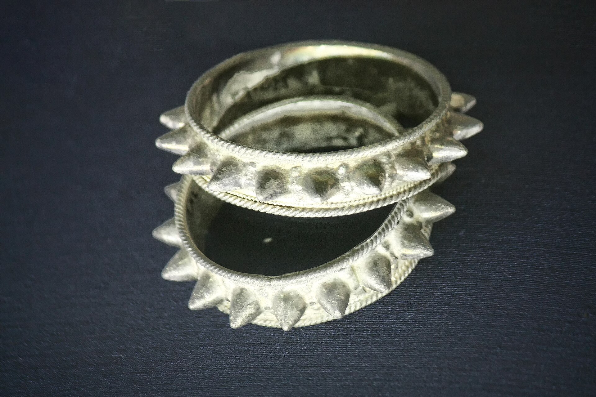 Silver jewellery on display at Al Ain Museum