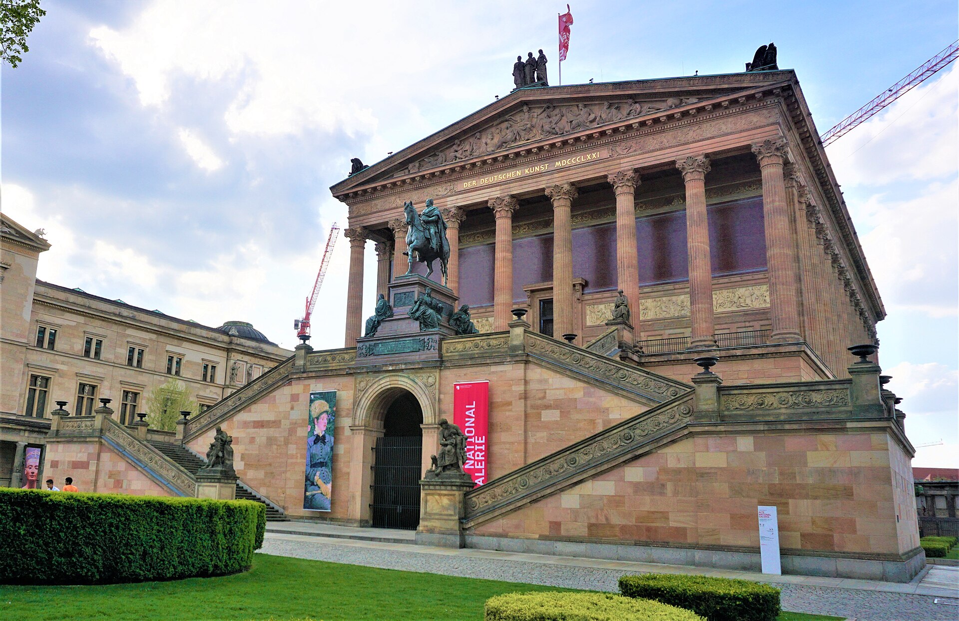The Alte Nationalgalerie from the Kolonnadenhof