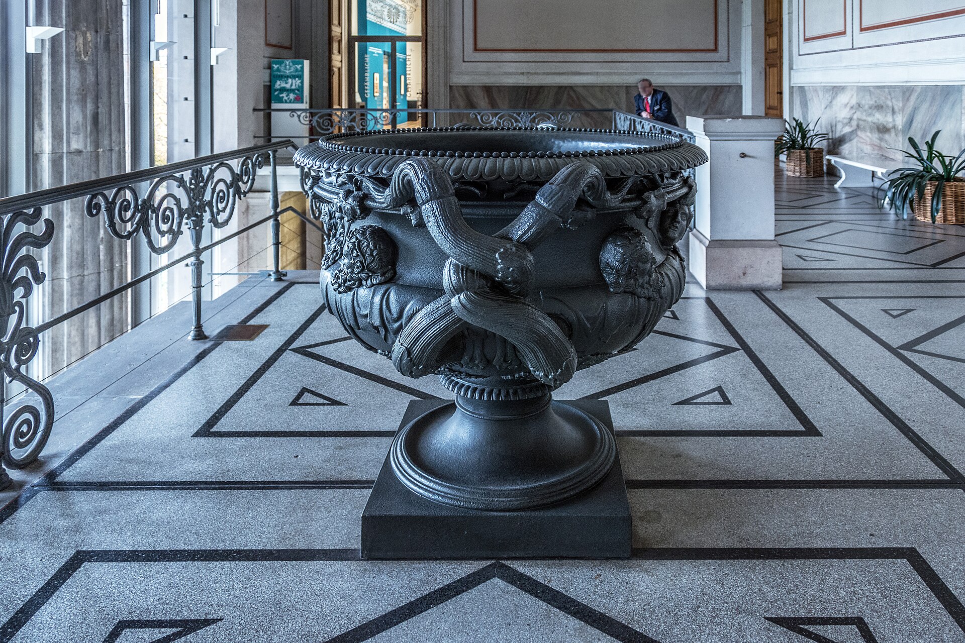 One of the museum's staircases