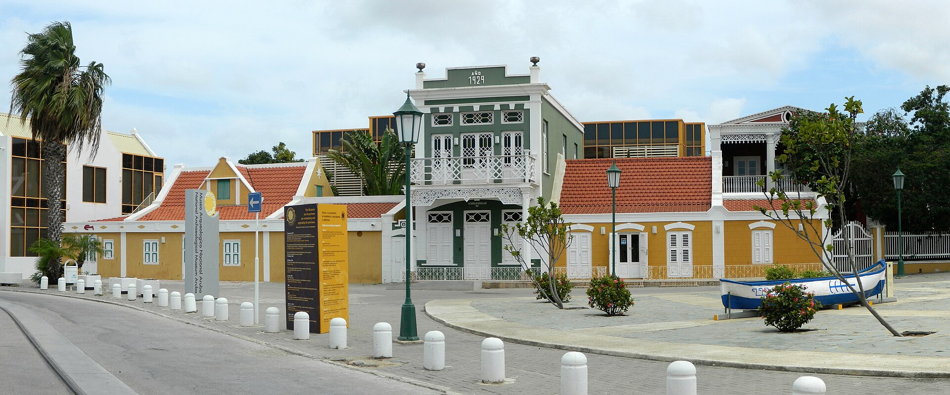 Panoramic view of the museum complex