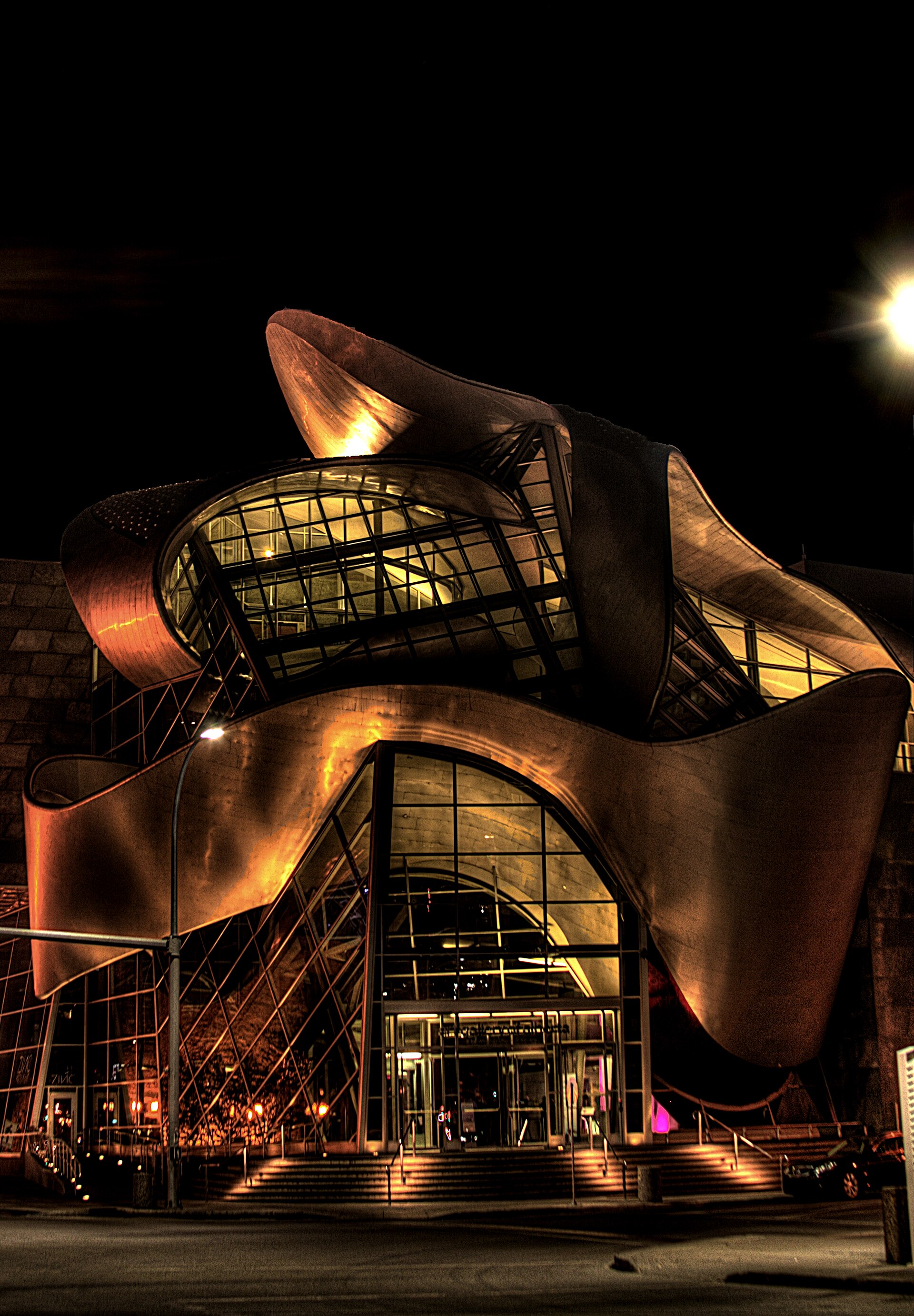 Art Gallery of Alberta at night