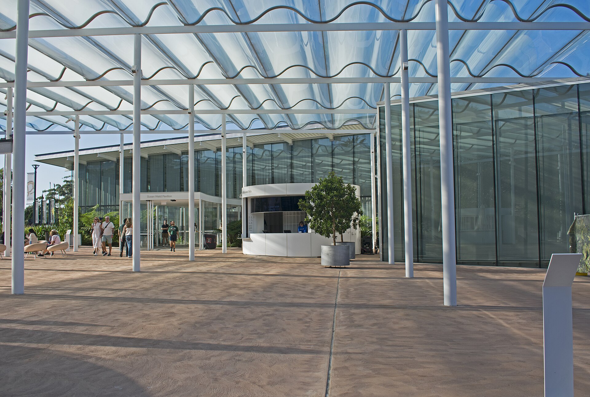 Entrance courtyard of the Naala Badu building