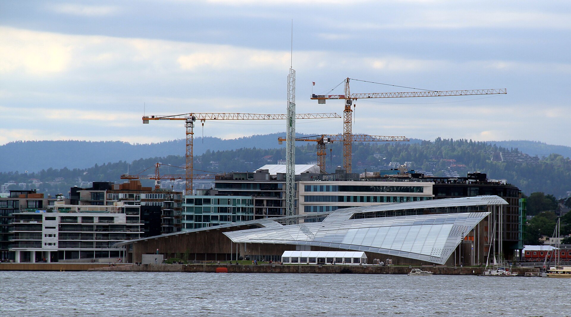 The museum's roof and timber cladding